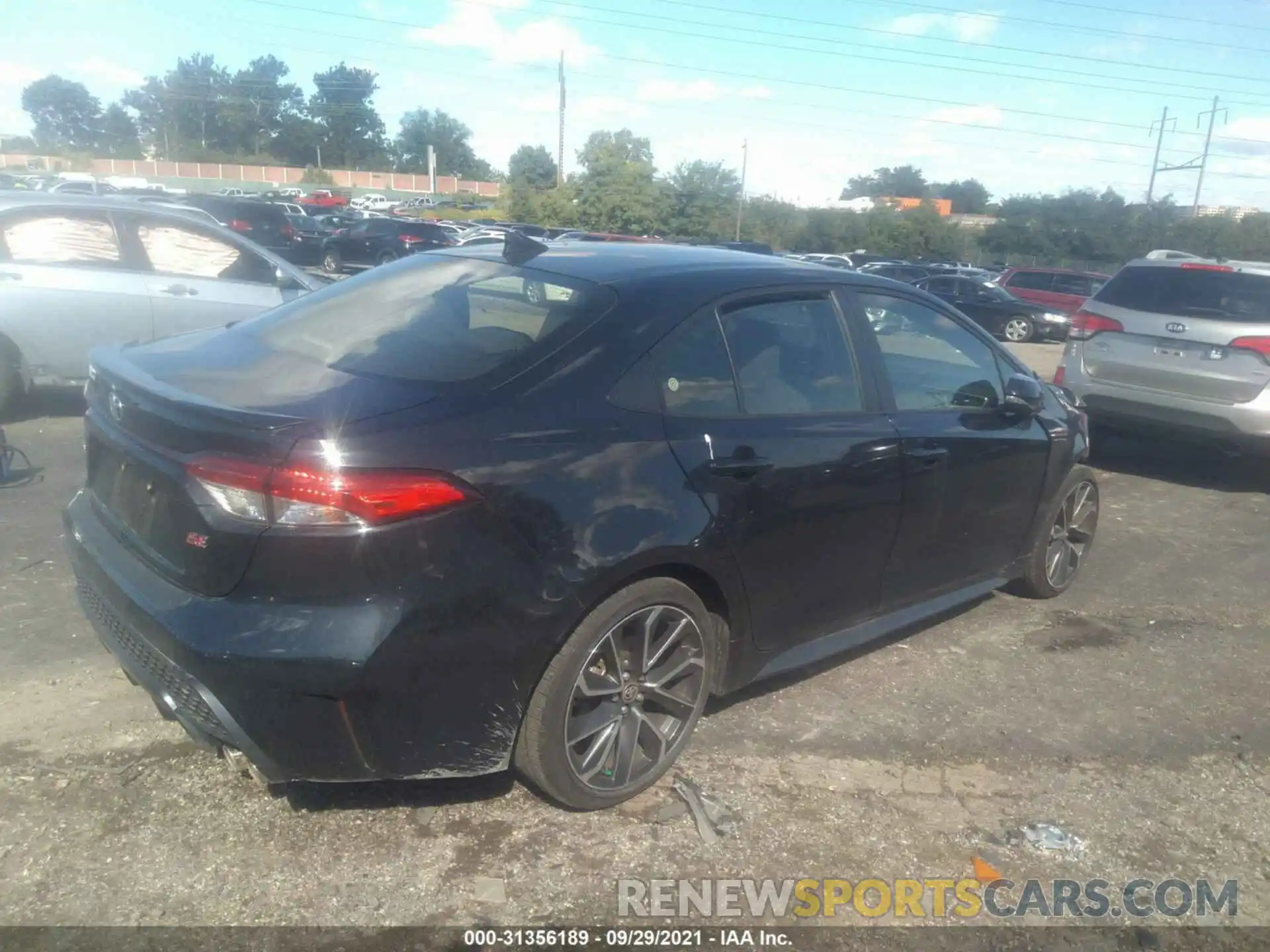 4 Photograph of a damaged car JTDP4MCE3MJ059206 TOYOTA COROLLA 2021