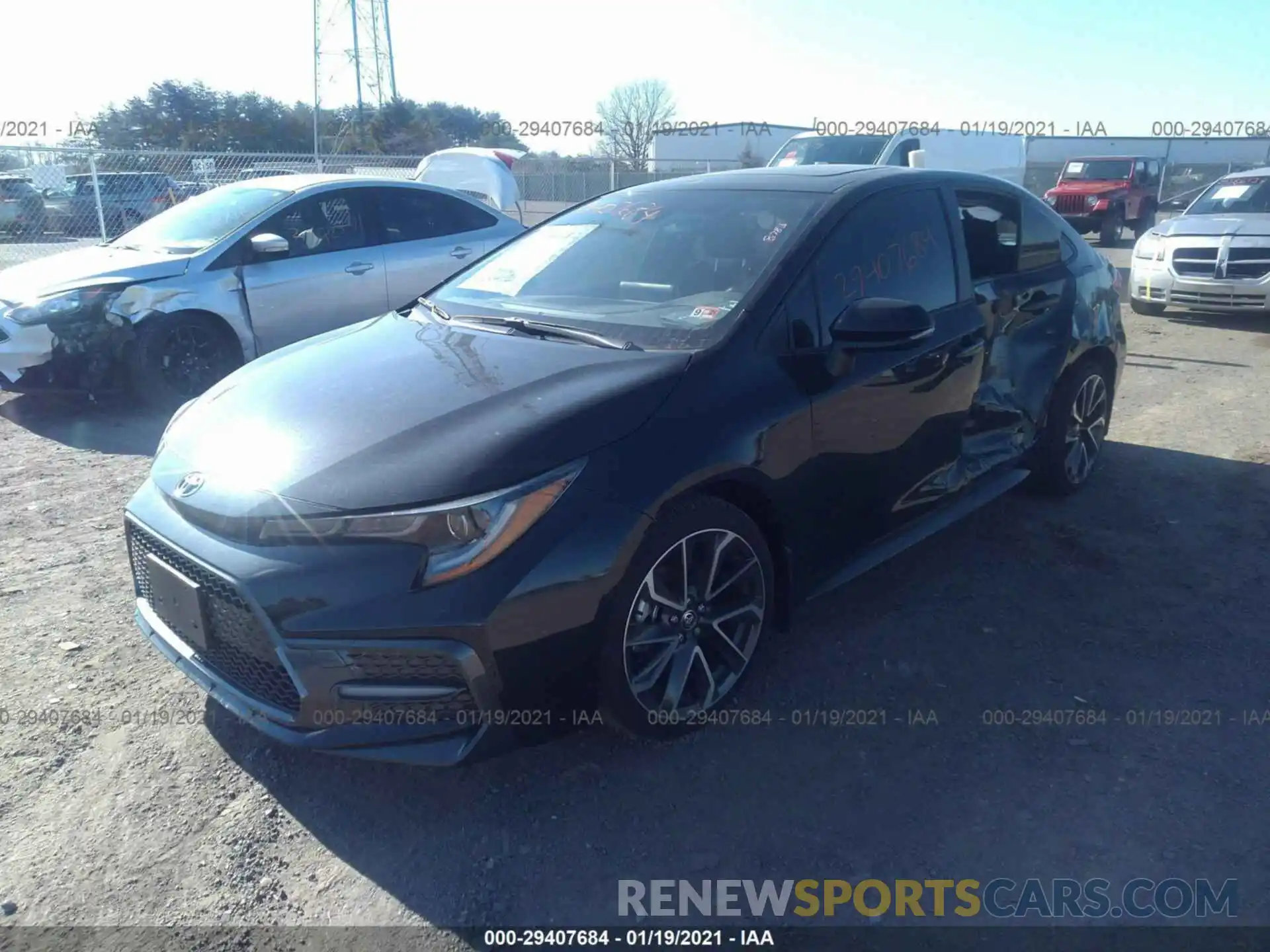 2 Photograph of a damaged car JTDP4MCE3MJ059299 TOYOTA COROLLA 2021