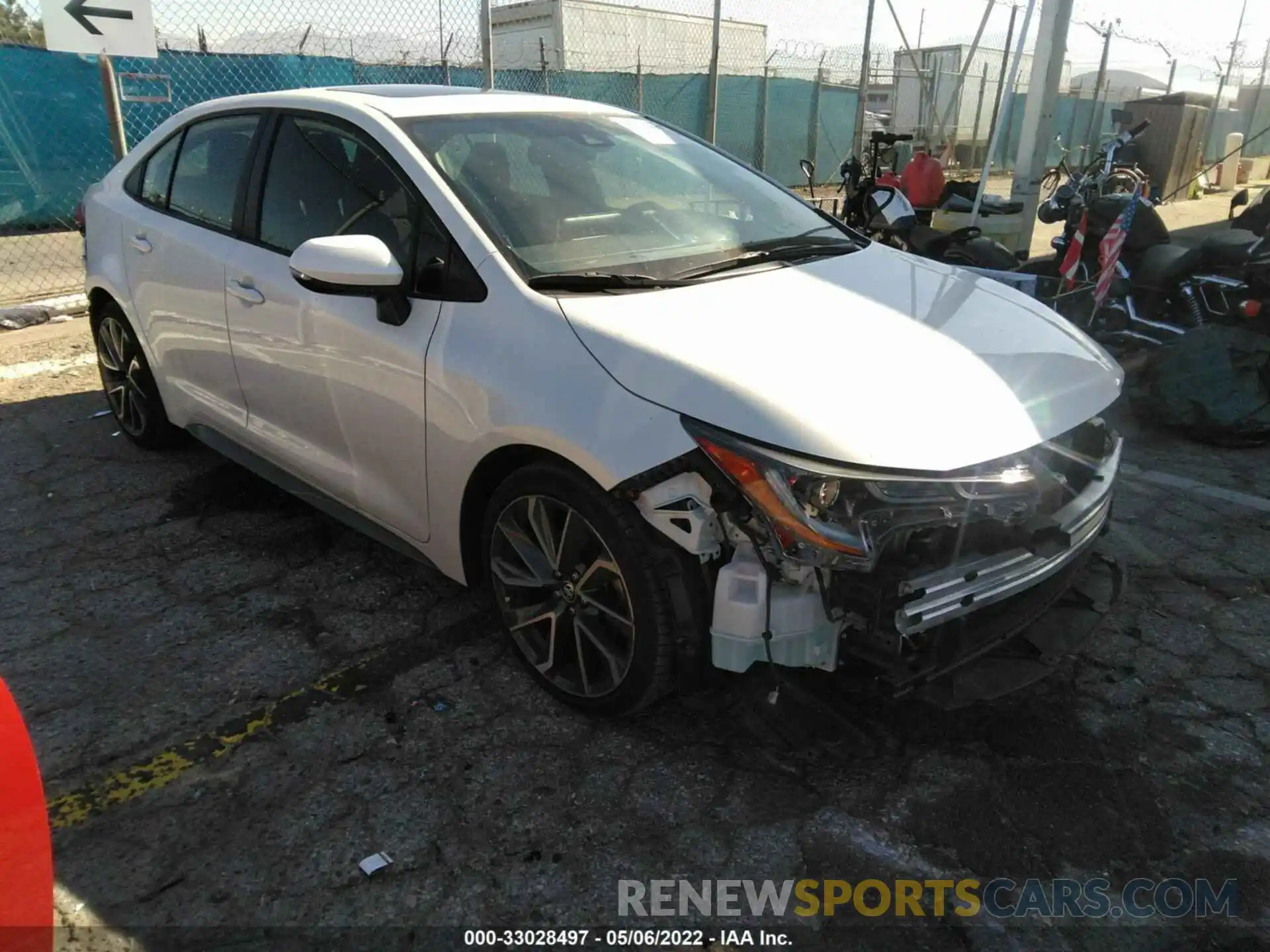 1 Photograph of a damaged car JTDP4MCE3MJ060954 TOYOTA COROLLA 2021