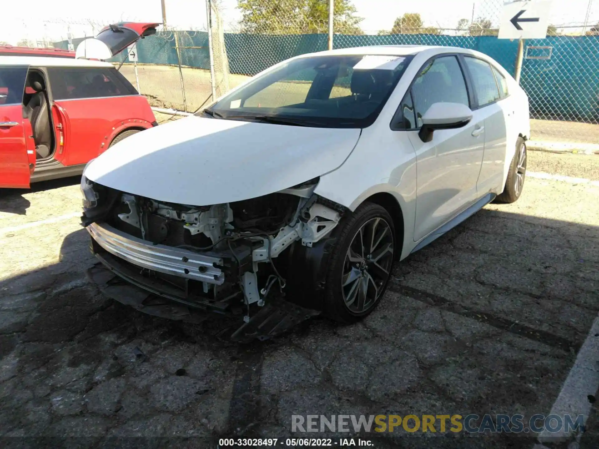 2 Photograph of a damaged car JTDP4MCE3MJ060954 TOYOTA COROLLA 2021