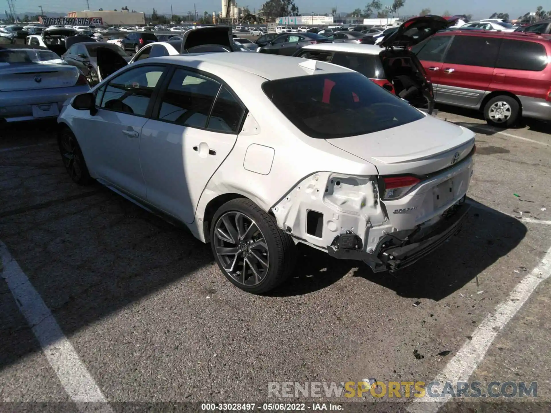 3 Photograph of a damaged car JTDP4MCE3MJ060954 TOYOTA COROLLA 2021