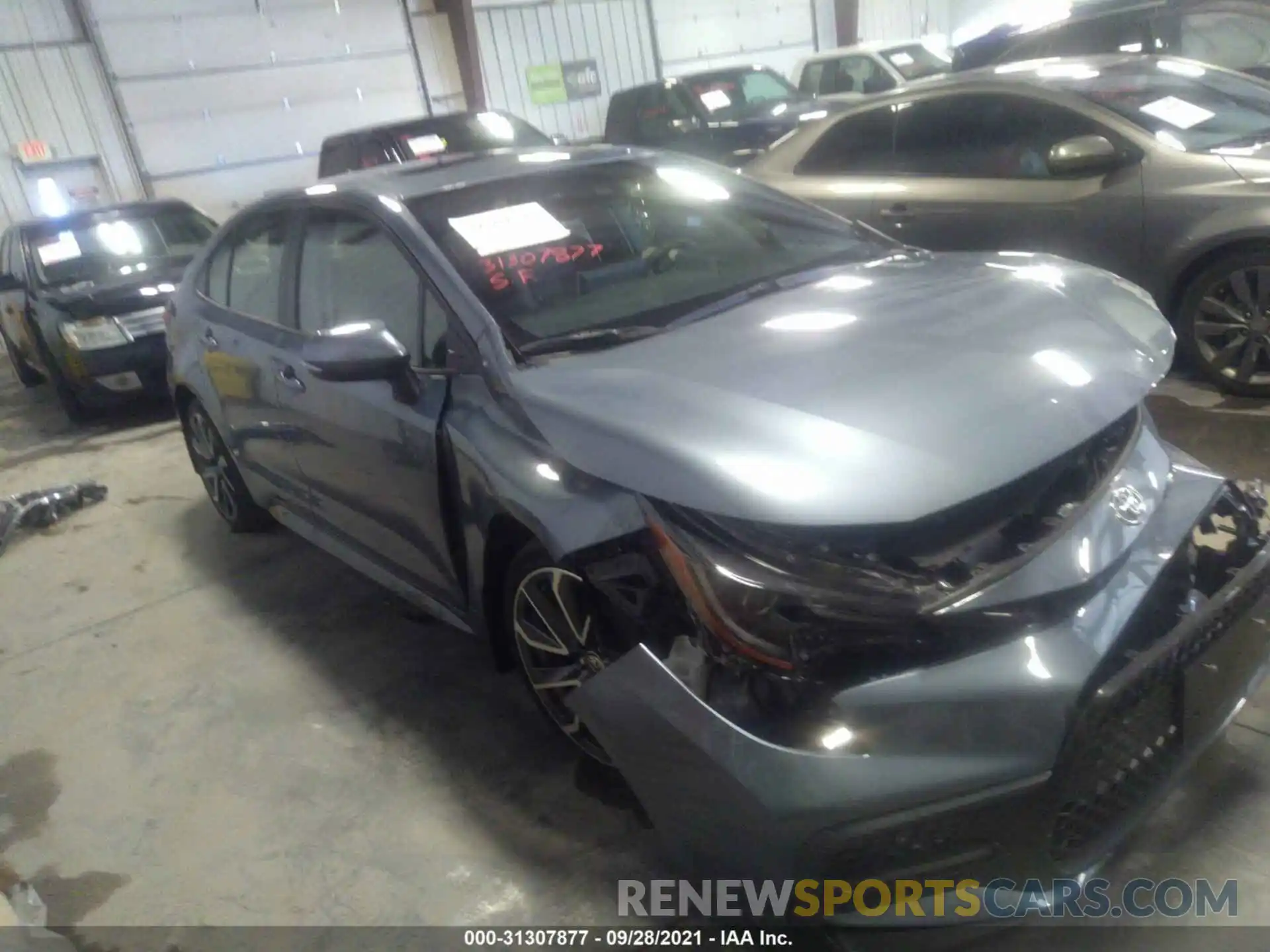 1 Photograph of a damaged car JTDP4MCE3MJ069699 TOYOTA COROLLA 2021