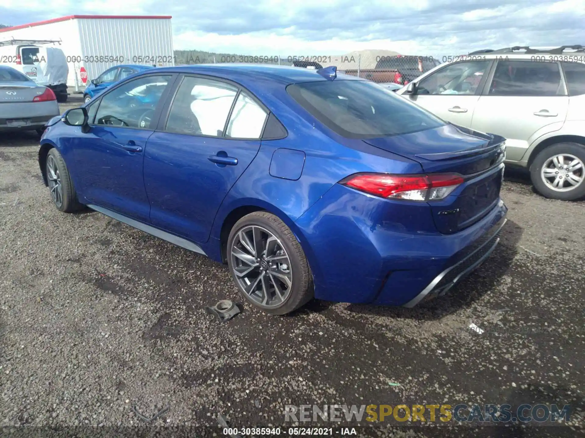 3 Photograph of a damaged car JTDP4MCE3MJ075180 TOYOTA COROLLA 2021