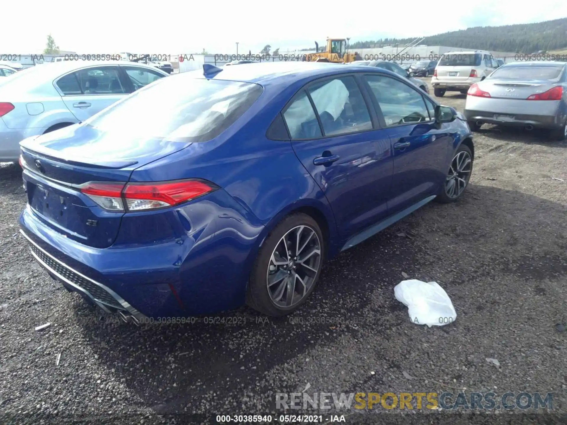 4 Photograph of a damaged car JTDP4MCE3MJ075180 TOYOTA COROLLA 2021