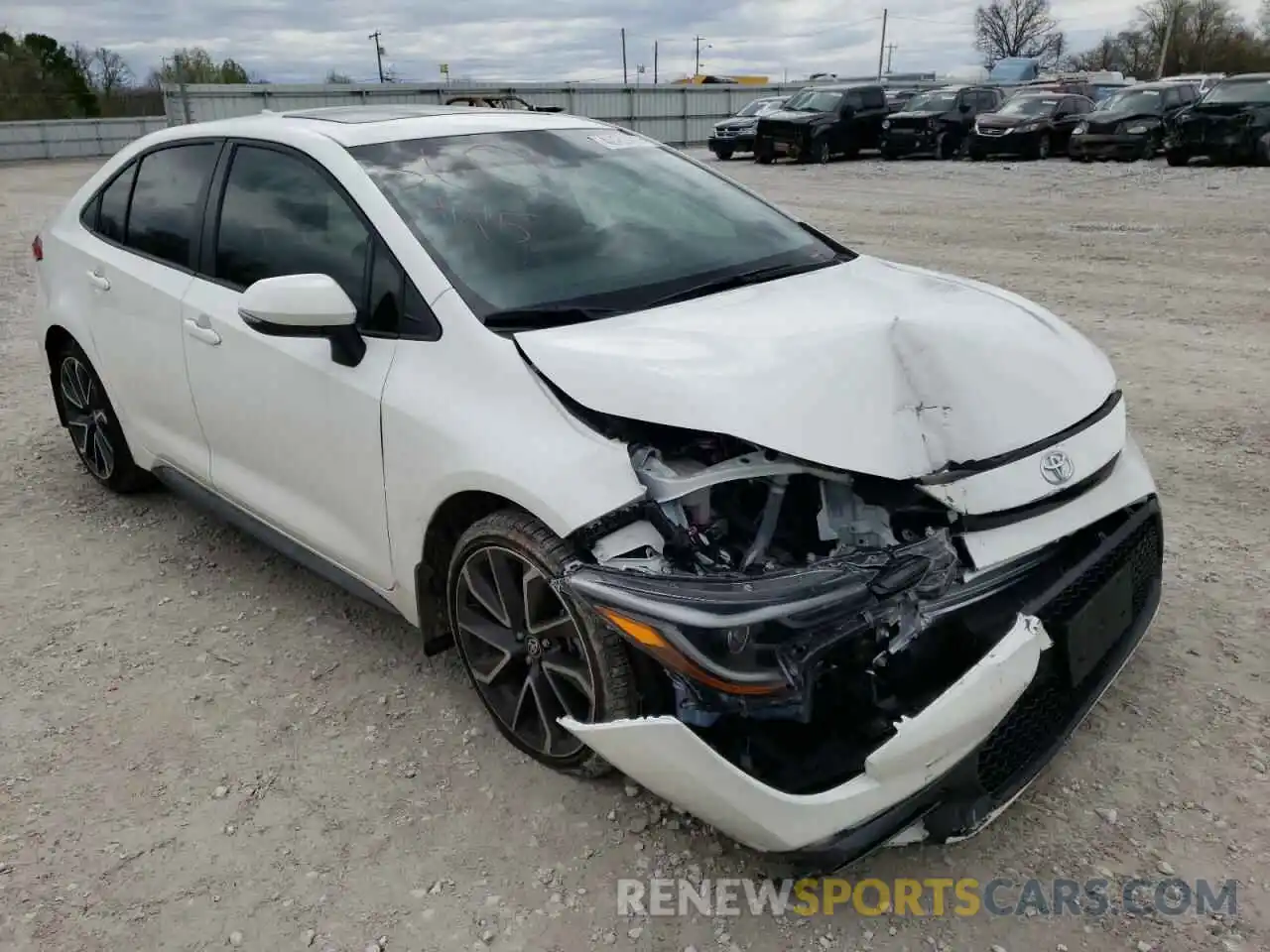 1 Photograph of a damaged car JTDP4MCE3MJ077544 TOYOTA COROLLA 2021