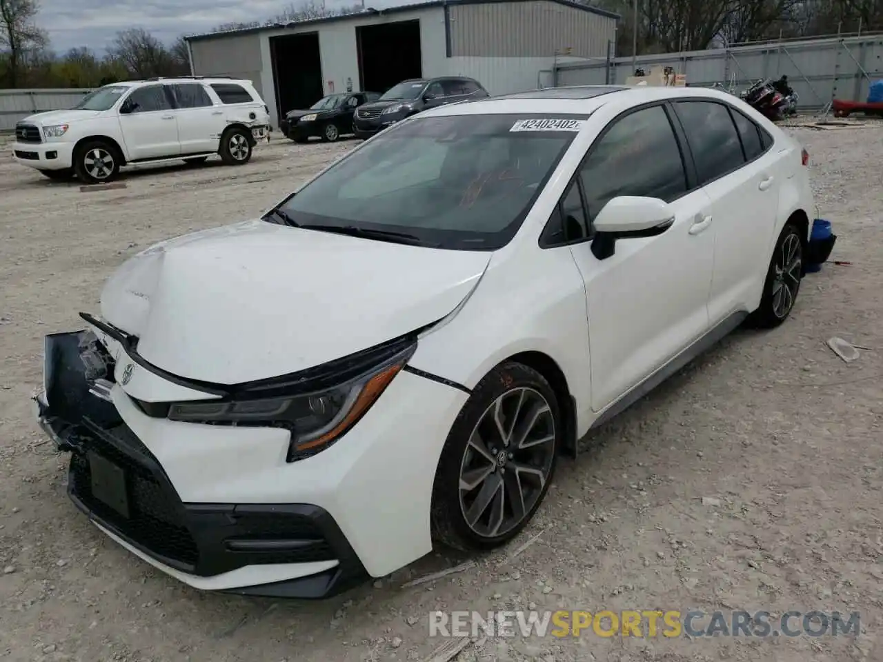 2 Photograph of a damaged car JTDP4MCE3MJ077544 TOYOTA COROLLA 2021