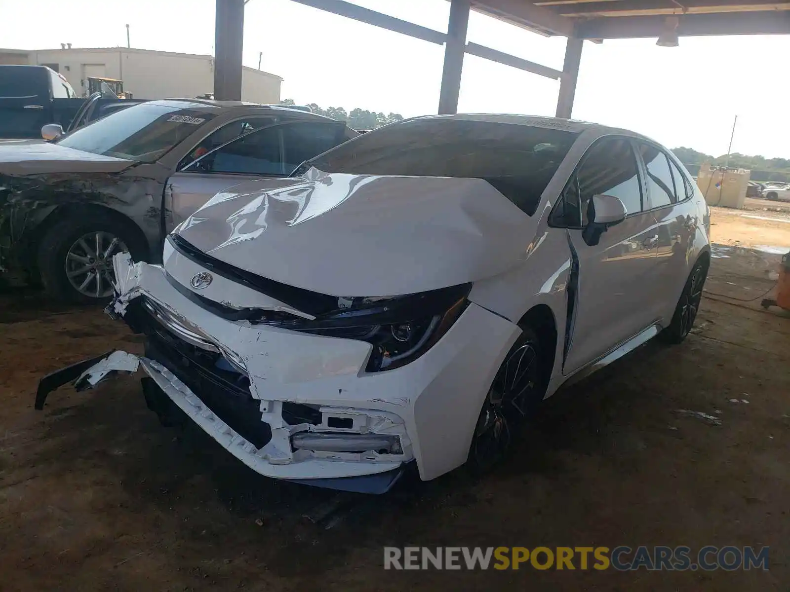 2 Photograph of a damaged car JTDP4MCE3MJ078127 TOYOTA COROLLA 2021