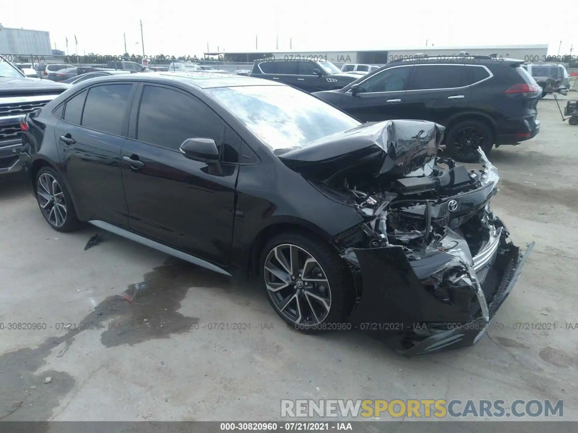 1 Photograph of a damaged car JTDP4MCE4MJ055844 TOYOTA COROLLA 2021