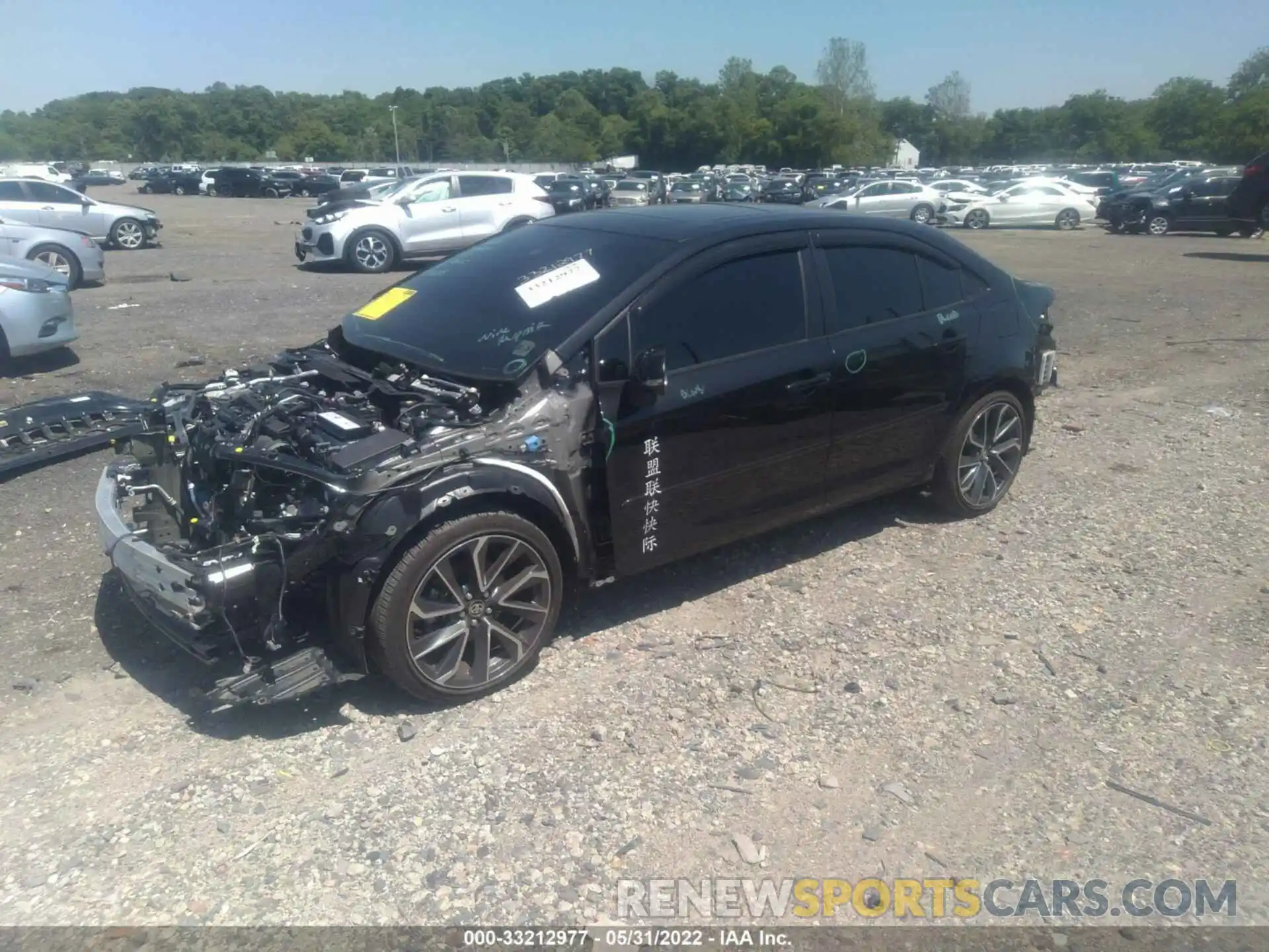 2 Photograph of a damaged car JTDP4MCE4MJ058288 TOYOTA COROLLA 2021