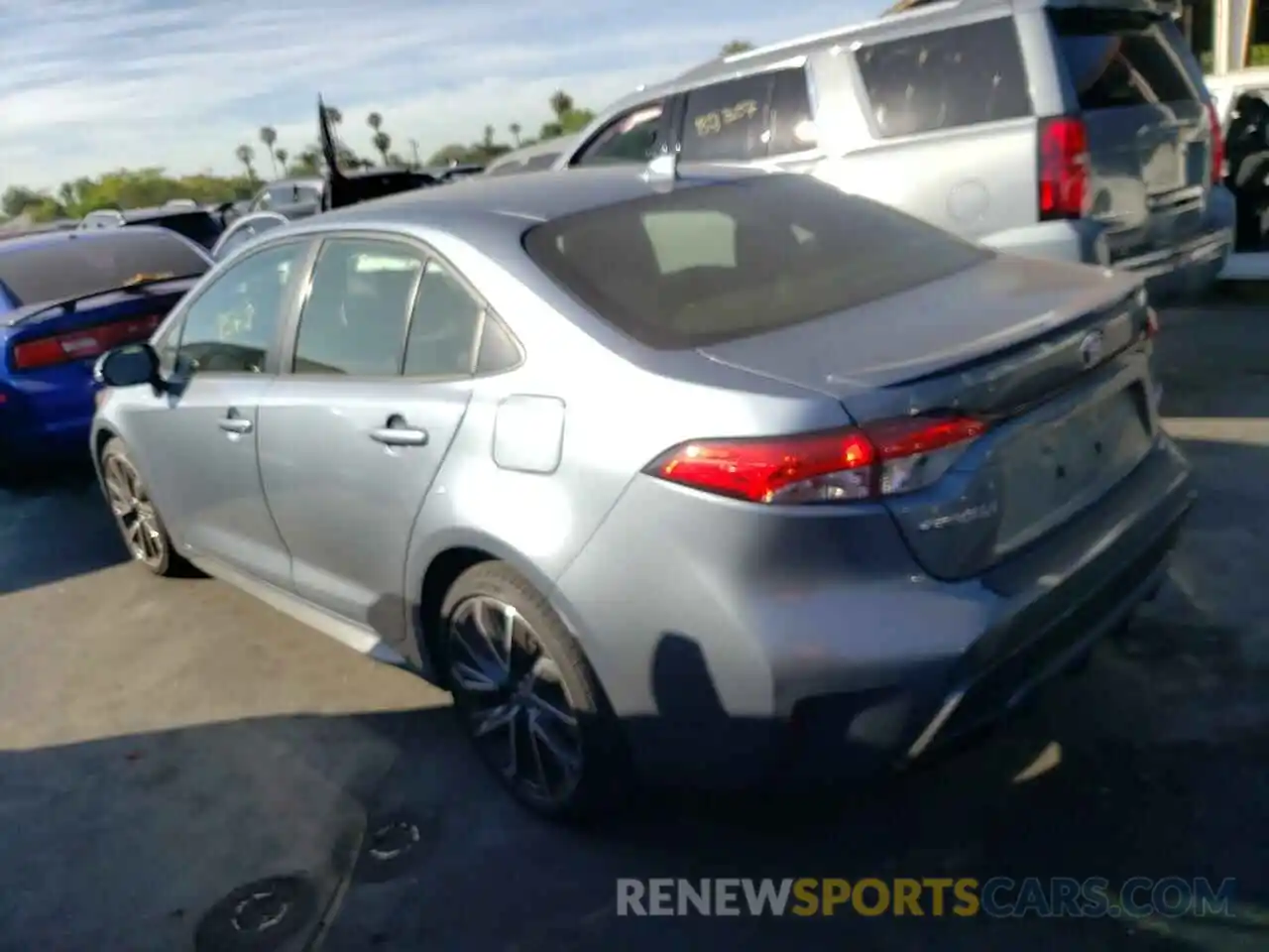 3 Photograph of a damaged car JTDP4MCE4MJ058856 TOYOTA COROLLA 2021