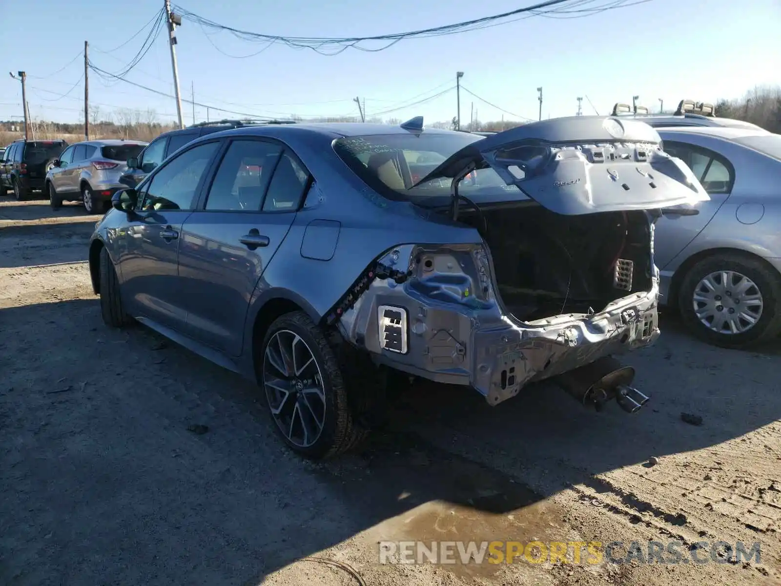 3 Photograph of a damaged car JTDP4MCE4MJ064771 TOYOTA COROLLA 2021