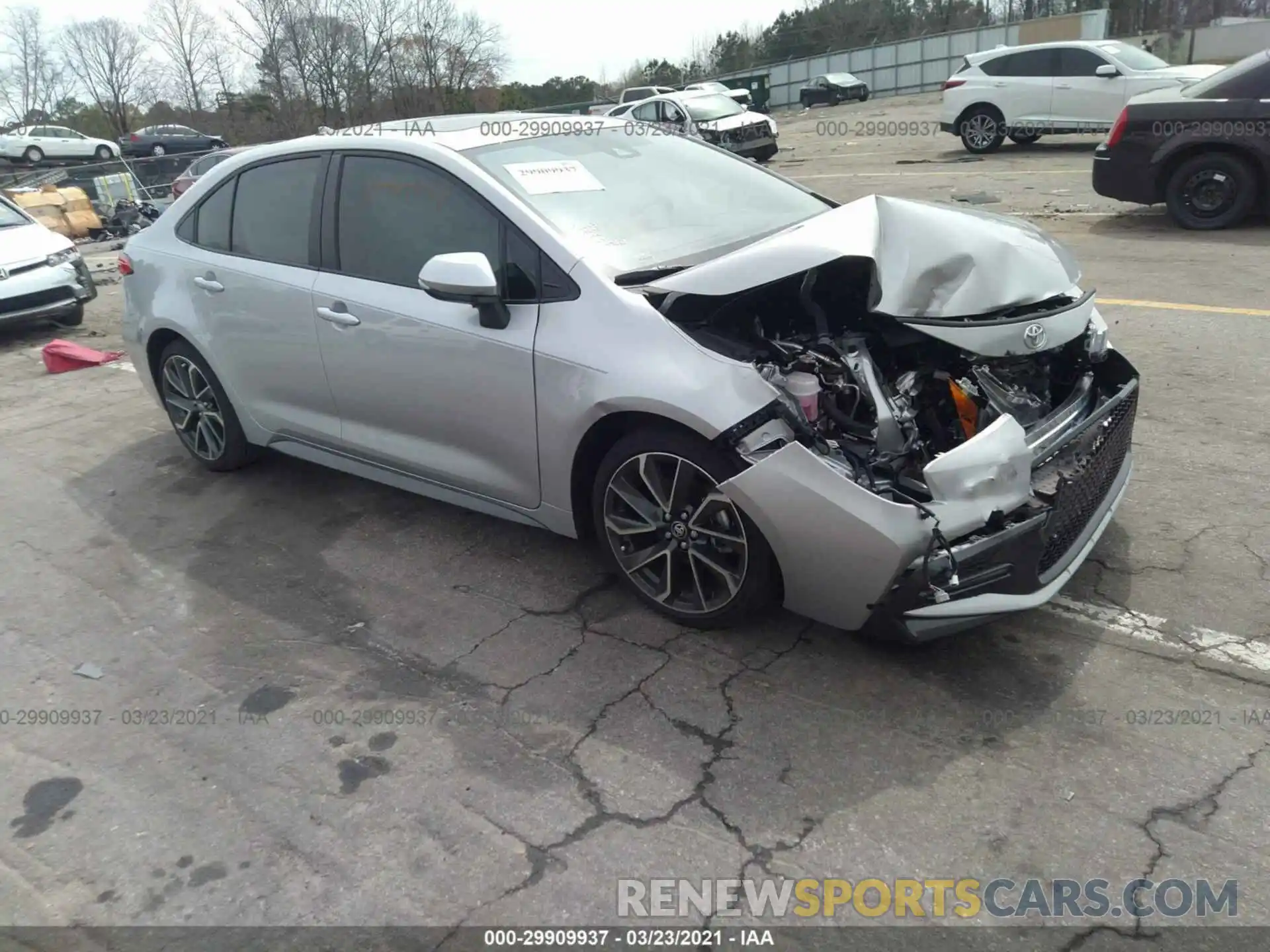 1 Photograph of a damaged car JTDP4MCE4MJ067668 TOYOTA COROLLA 2021