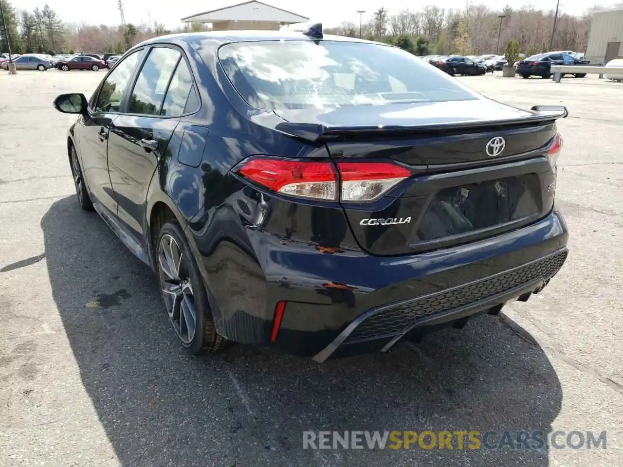 3 Photograph of a damaged car JTDP4MCE4MJ070182 TOYOTA COROLLA 2021