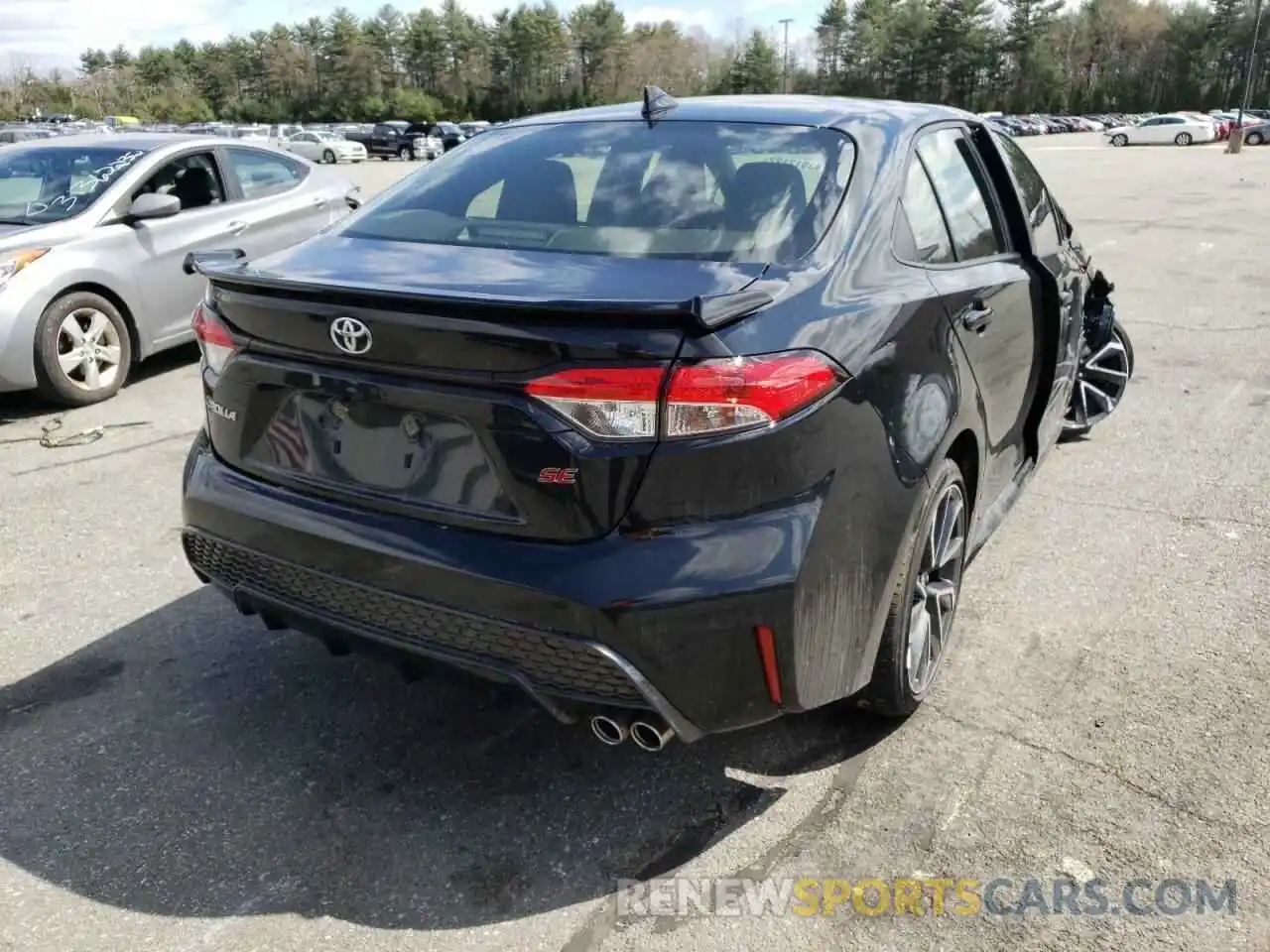 4 Photograph of a damaged car JTDP4MCE4MJ070182 TOYOTA COROLLA 2021