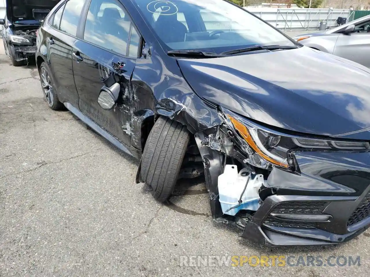 9 Photograph of a damaged car JTDP4MCE4MJ070182 TOYOTA COROLLA 2021