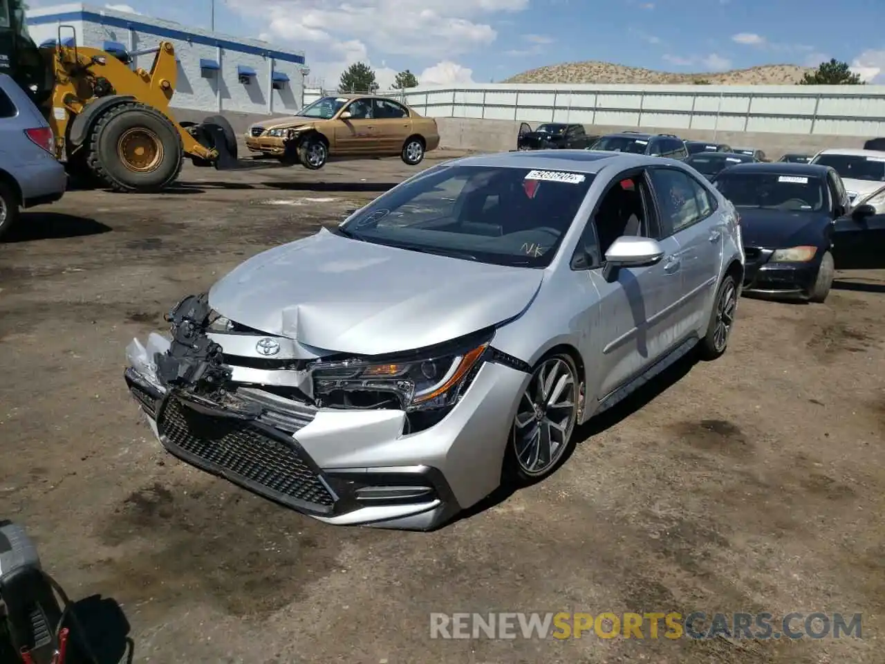 2 Photograph of a damaged car JTDP4MCE4MJ075687 TOYOTA COROLLA 2021