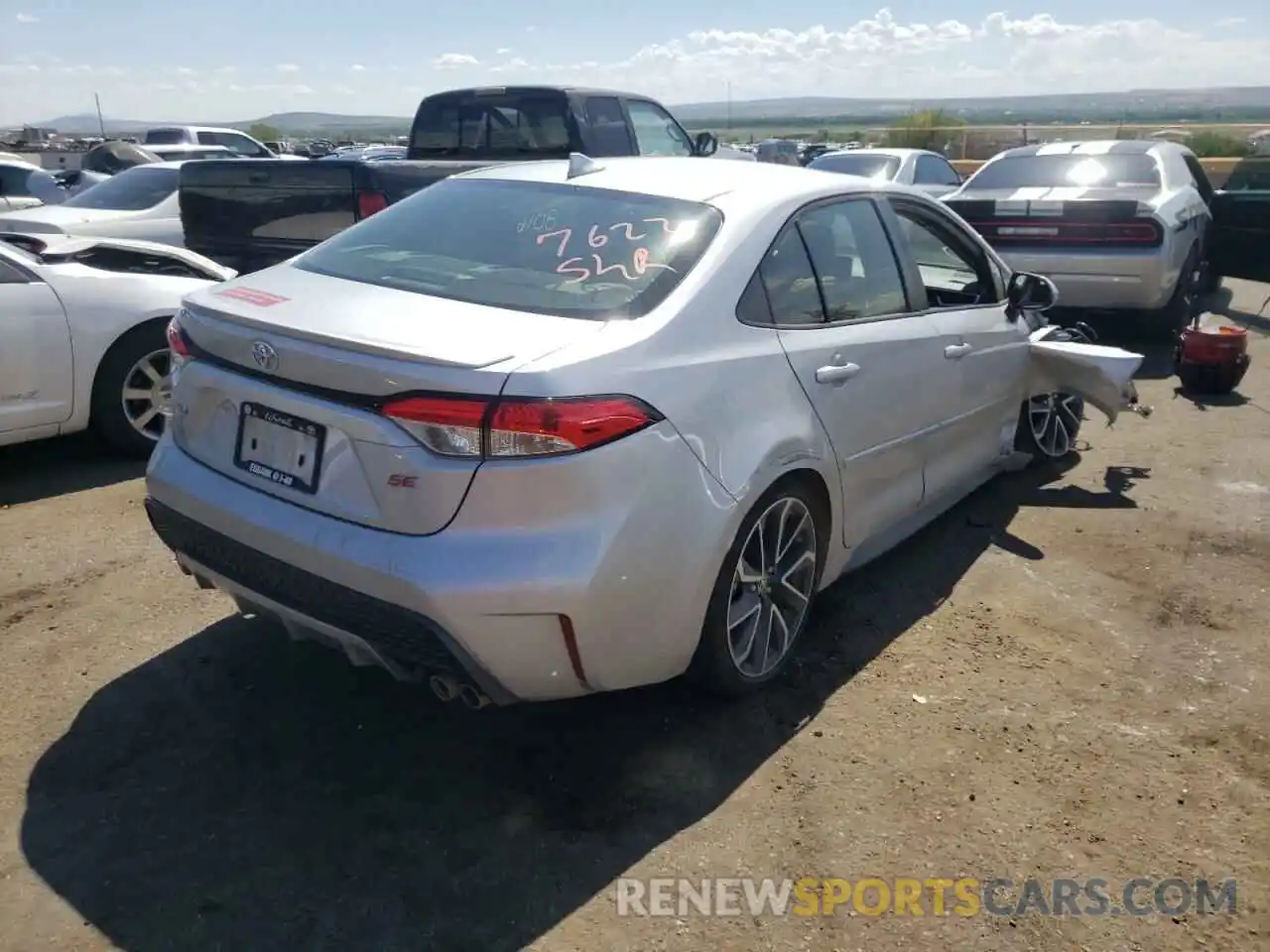 4 Photograph of a damaged car JTDP4MCE4MJ075687 TOYOTA COROLLA 2021