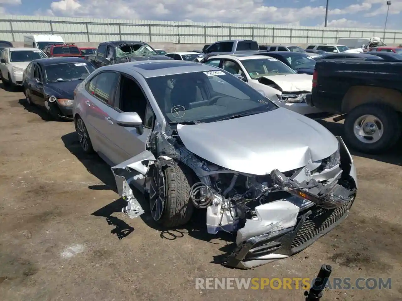 9 Photograph of a damaged car JTDP4MCE4MJ075687 TOYOTA COROLLA 2021