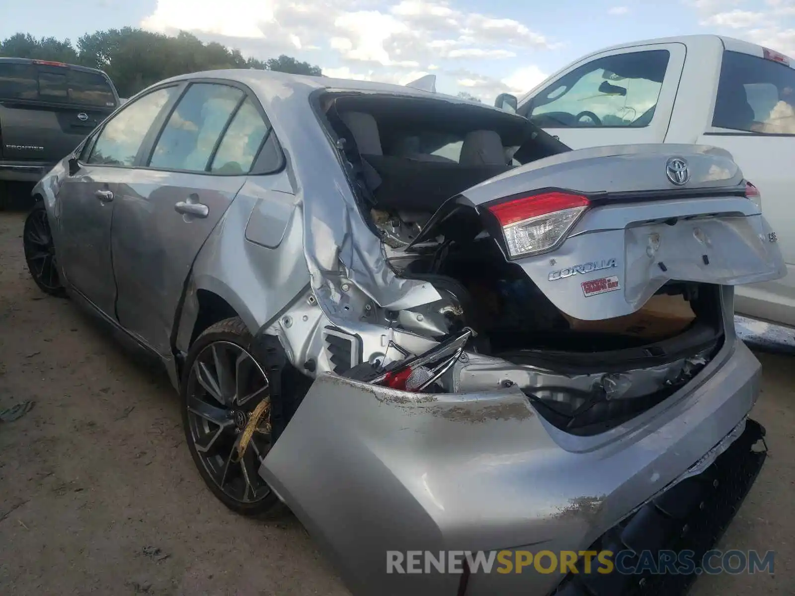 3 Photograph of a damaged car JTDP4MCE5MJ055108 TOYOTA COROLLA 2021