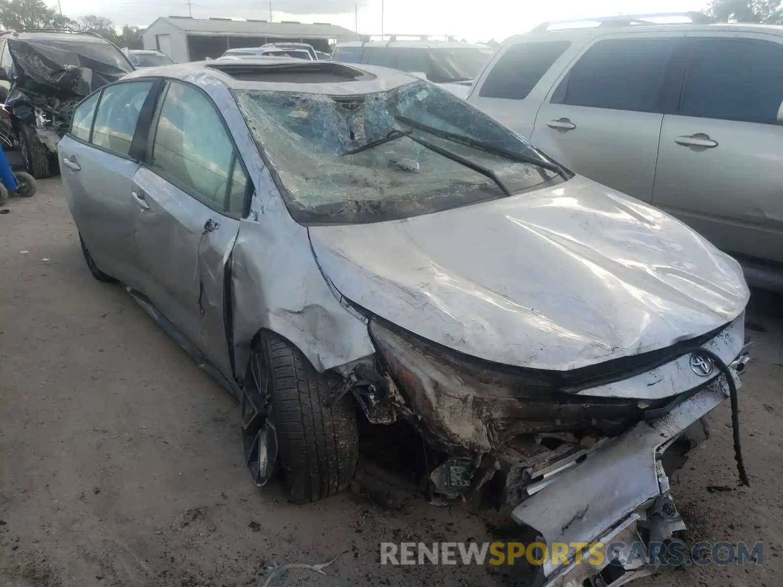 9 Photograph of a damaged car JTDP4MCE5MJ055108 TOYOTA COROLLA 2021