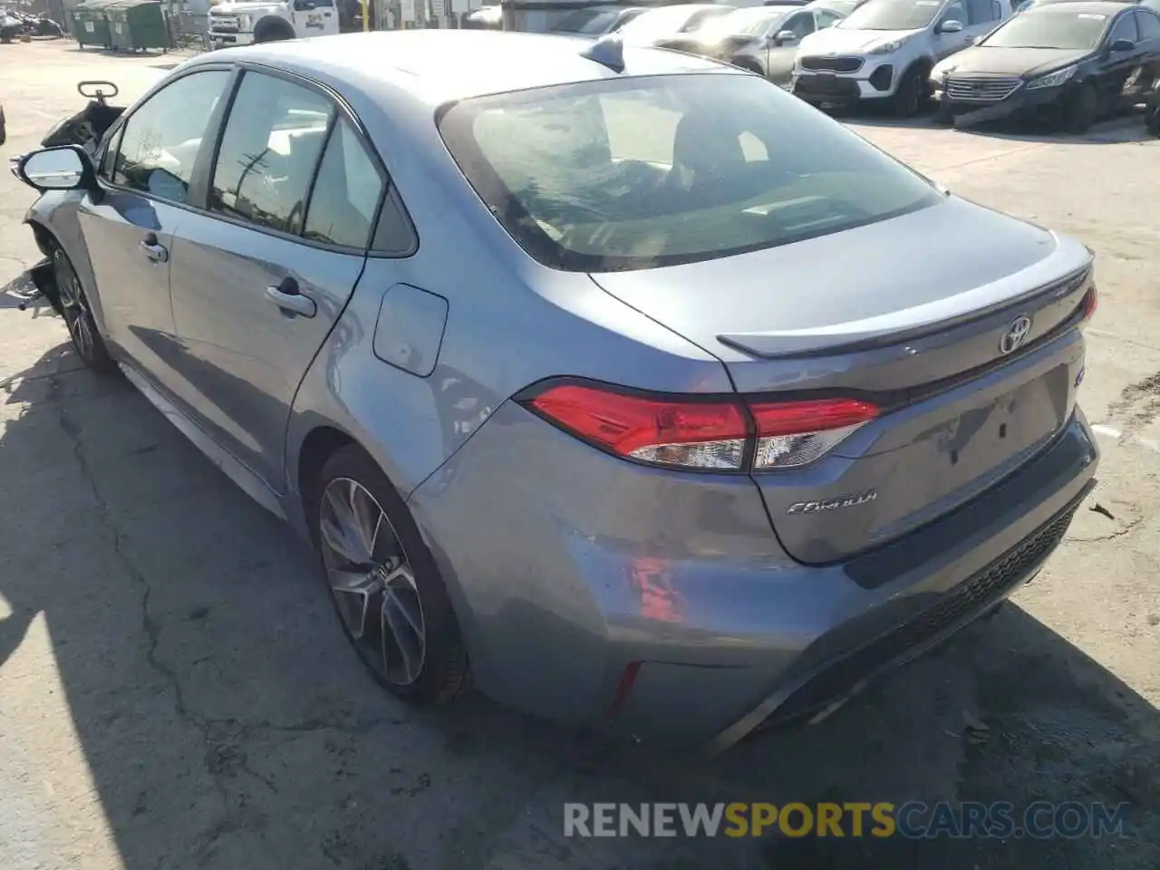 3 Photograph of a damaged car JTDP4MCE5MJ057196 TOYOTA COROLLA 2021