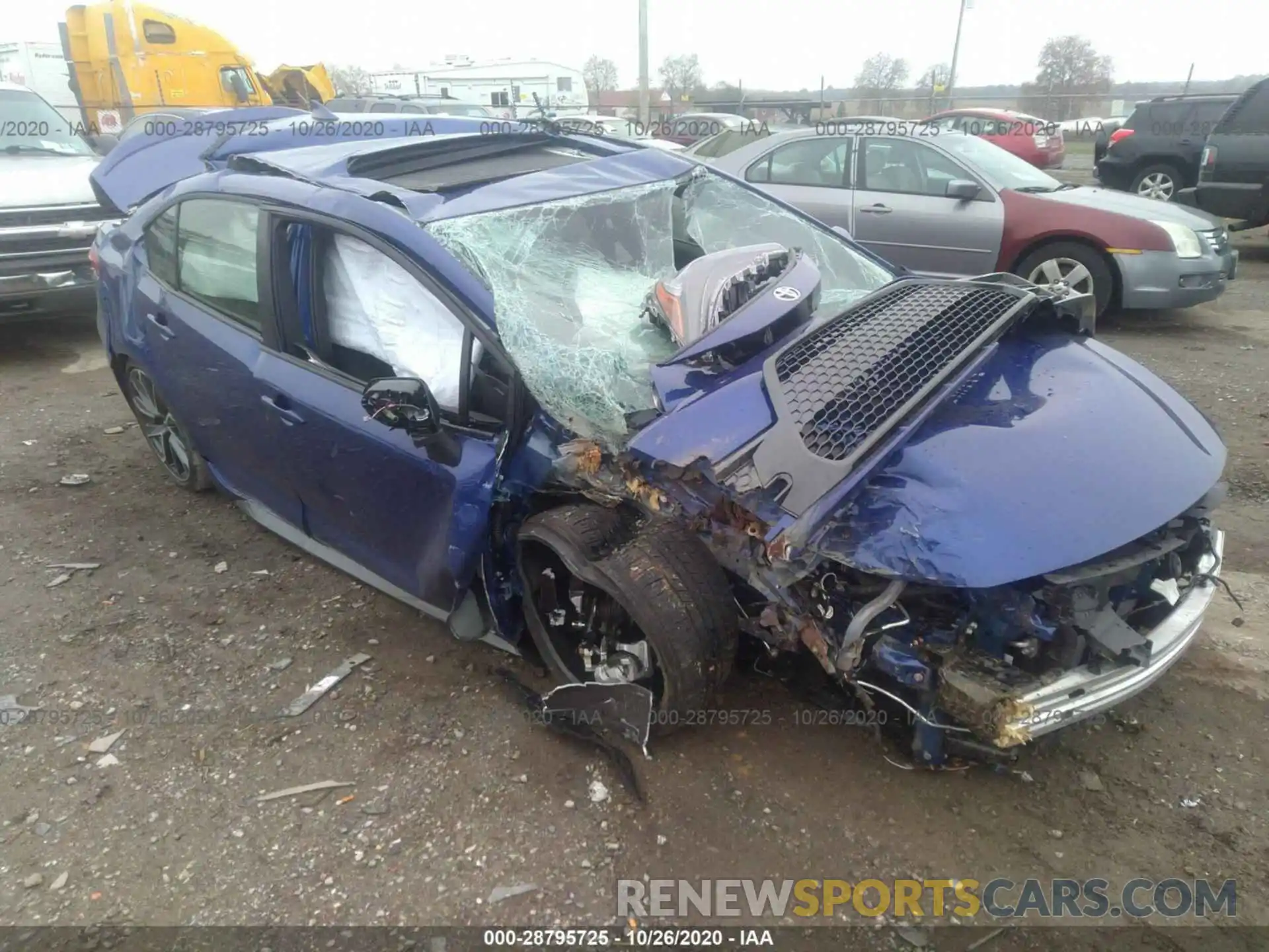 1 Photograph of a damaged car JTDP4MCE5MJ058526 TOYOTA COROLLA 2021