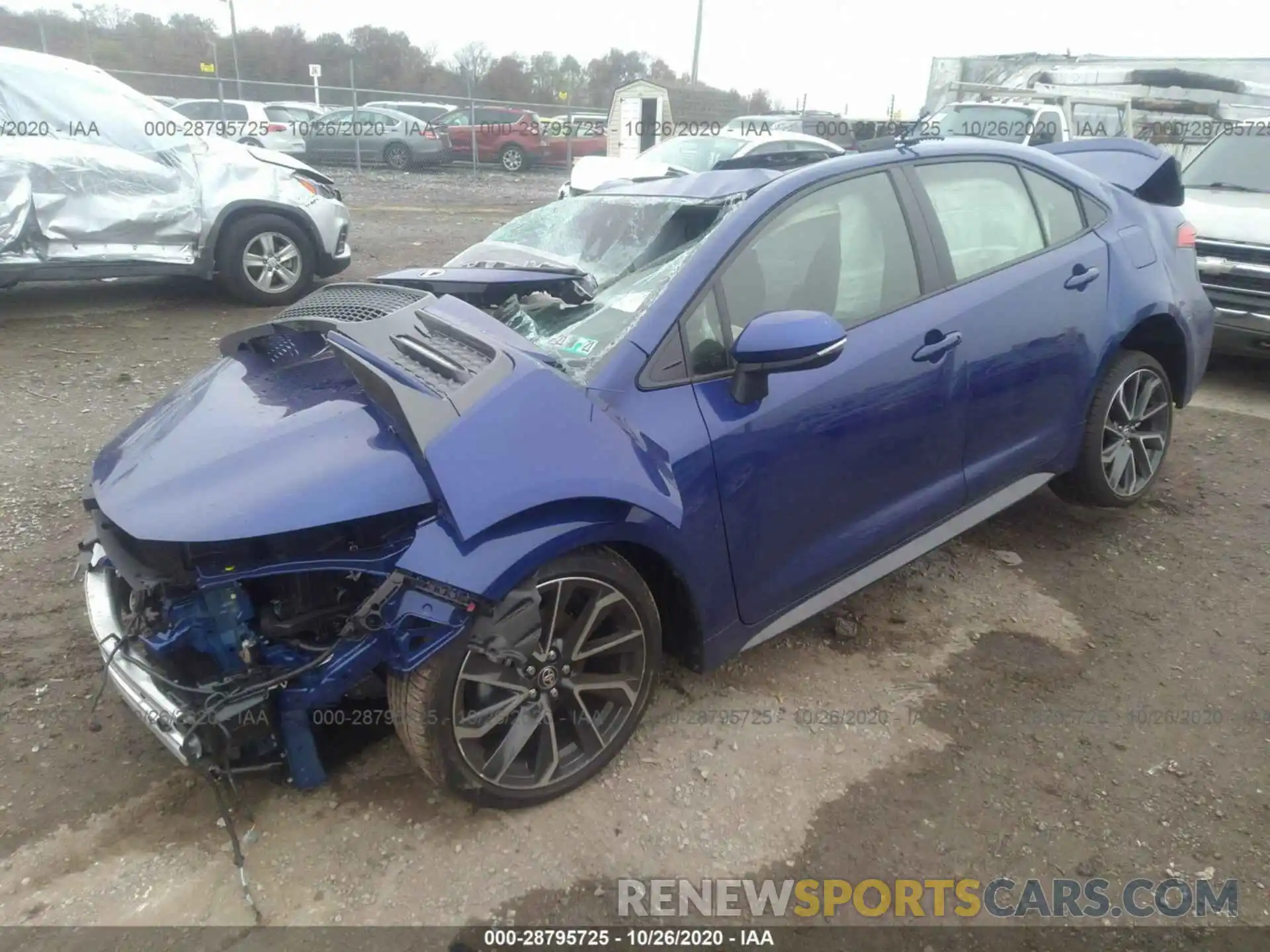 2 Photograph of a damaged car JTDP4MCE5MJ058526 TOYOTA COROLLA 2021