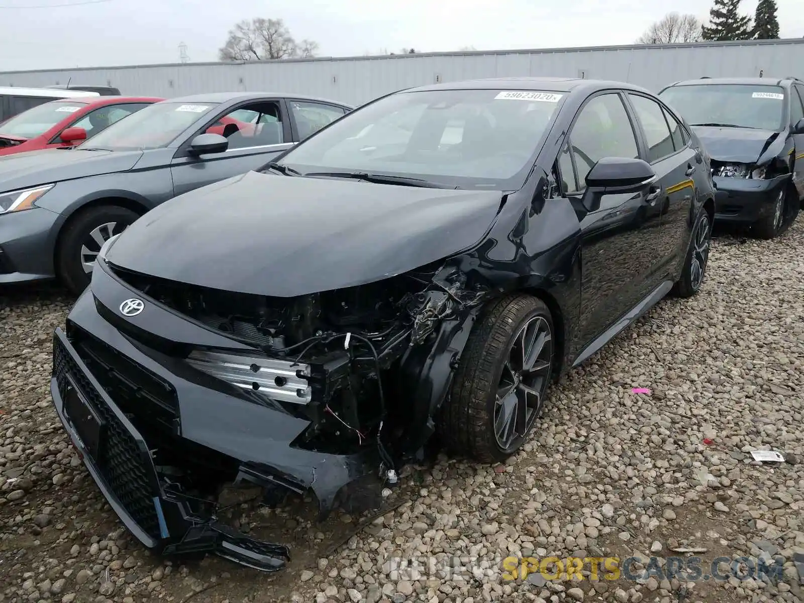 2 Photograph of a damaged car JTDP4MCE5MJ058610 TOYOTA COROLLA 2021