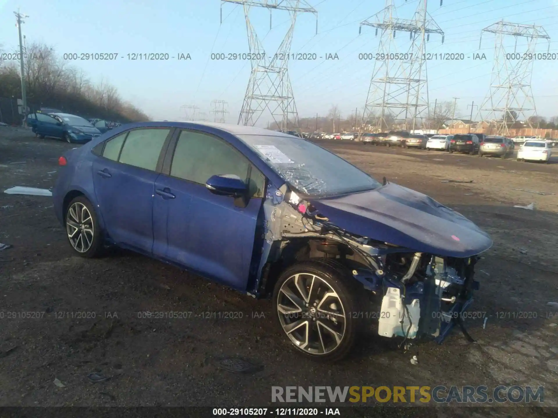 1 Photograph of a damaged car JTDP4MCE5MJ059188 TOYOTA COROLLA 2021