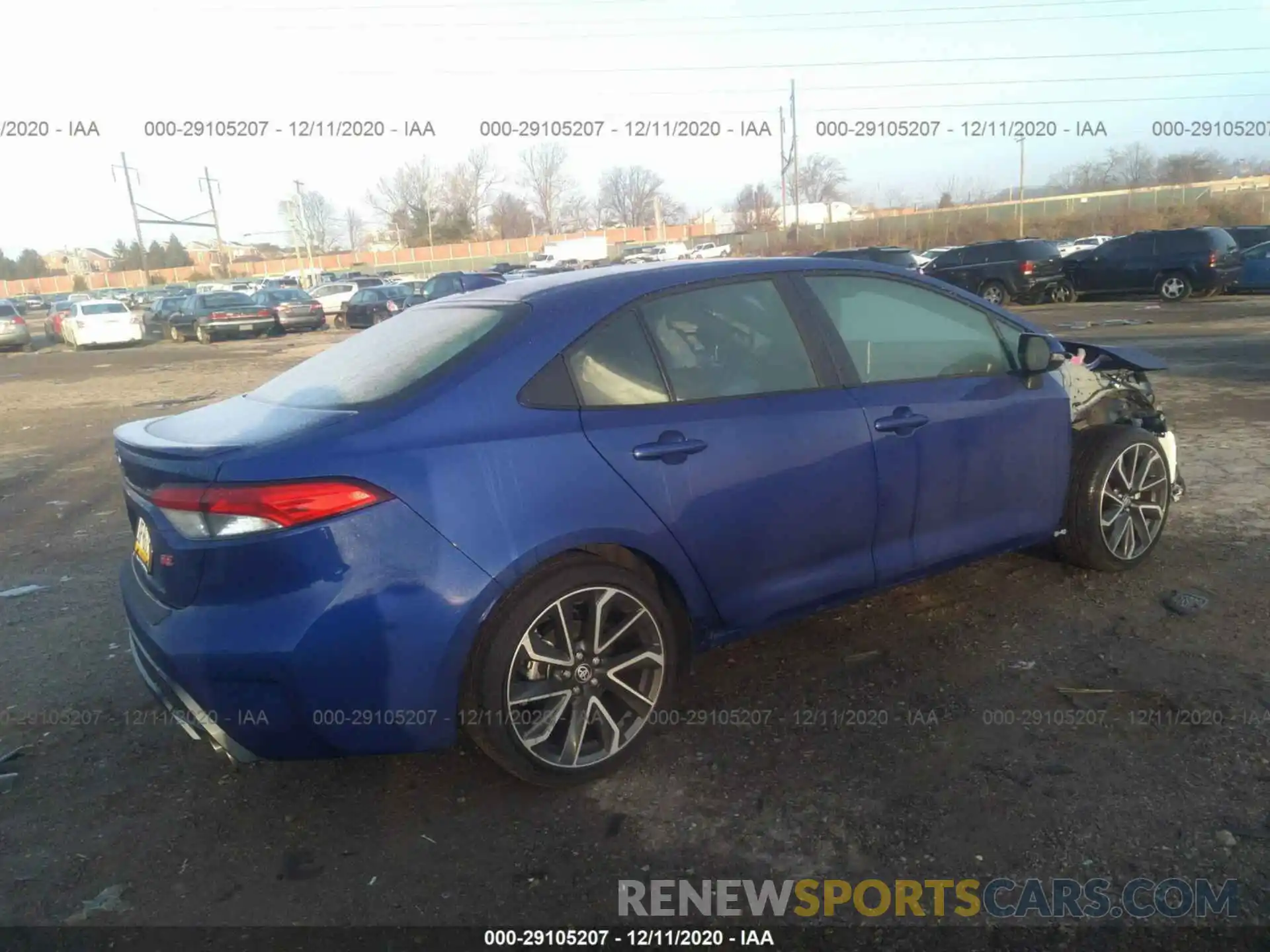 4 Photograph of a damaged car JTDP4MCE5MJ059188 TOYOTA COROLLA 2021