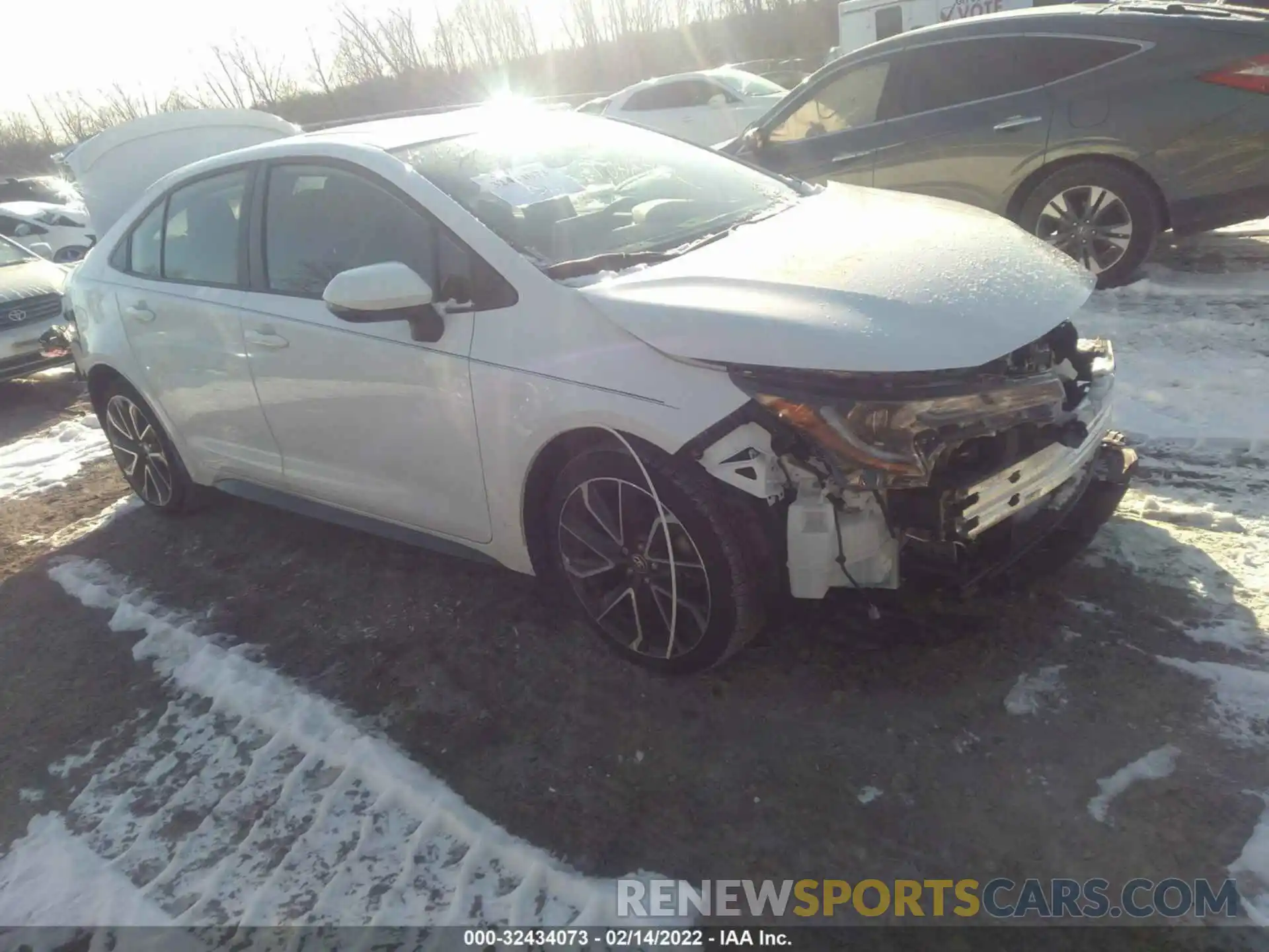 1 Photograph of a damaged car JTDP4MCE5MJ065170 TOYOTA COROLLA 2021