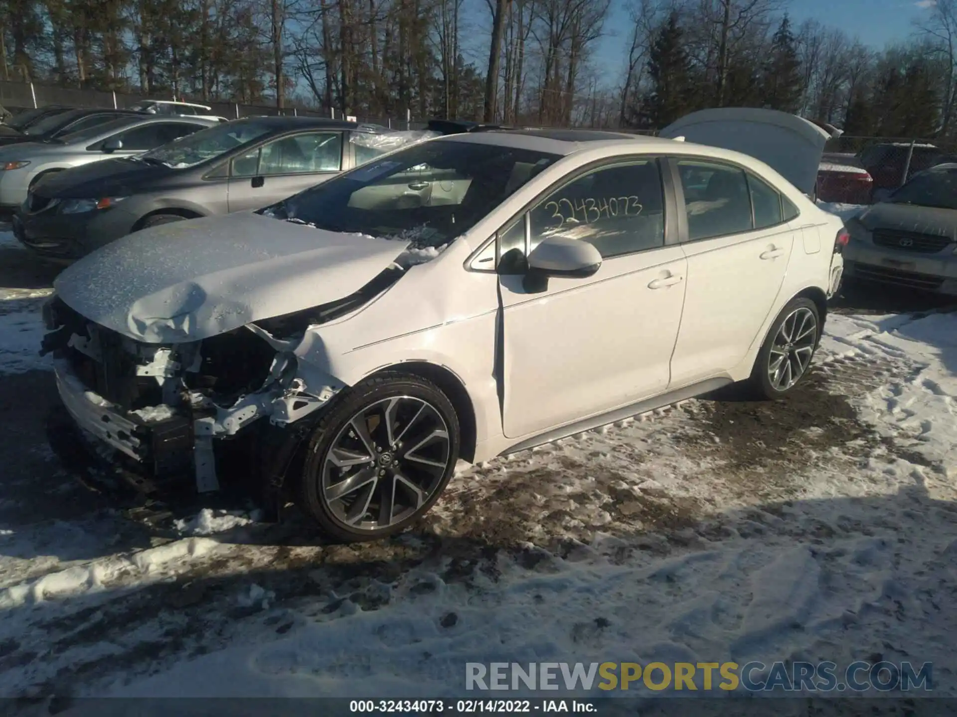 2 Photograph of a damaged car JTDP4MCE5MJ065170 TOYOTA COROLLA 2021