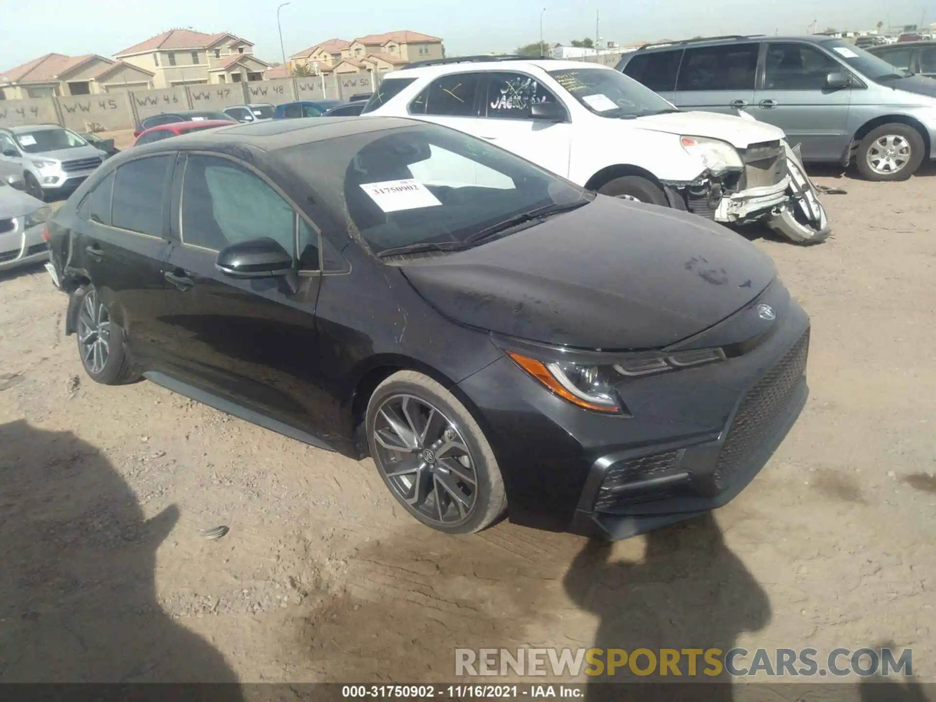 1 Photograph of a damaged car JTDP4MCE5MJ070692 TOYOTA COROLLA 2021