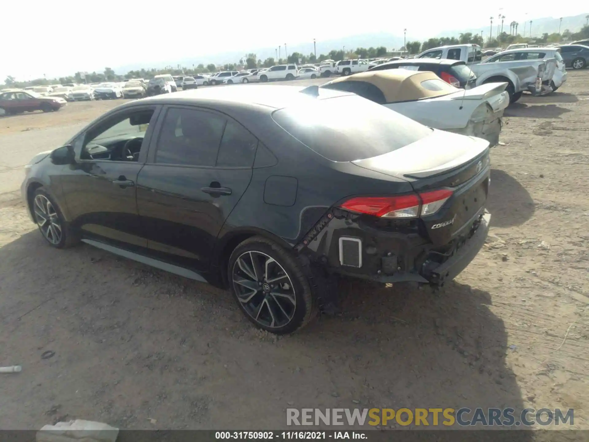 3 Photograph of a damaged car JTDP4MCE5MJ070692 TOYOTA COROLLA 2021