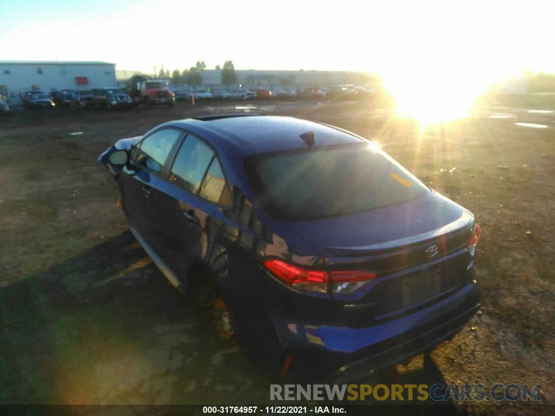 3 Photograph of a damaged car JTDP4MCE5MJ078615 TOYOTA COROLLA 2021