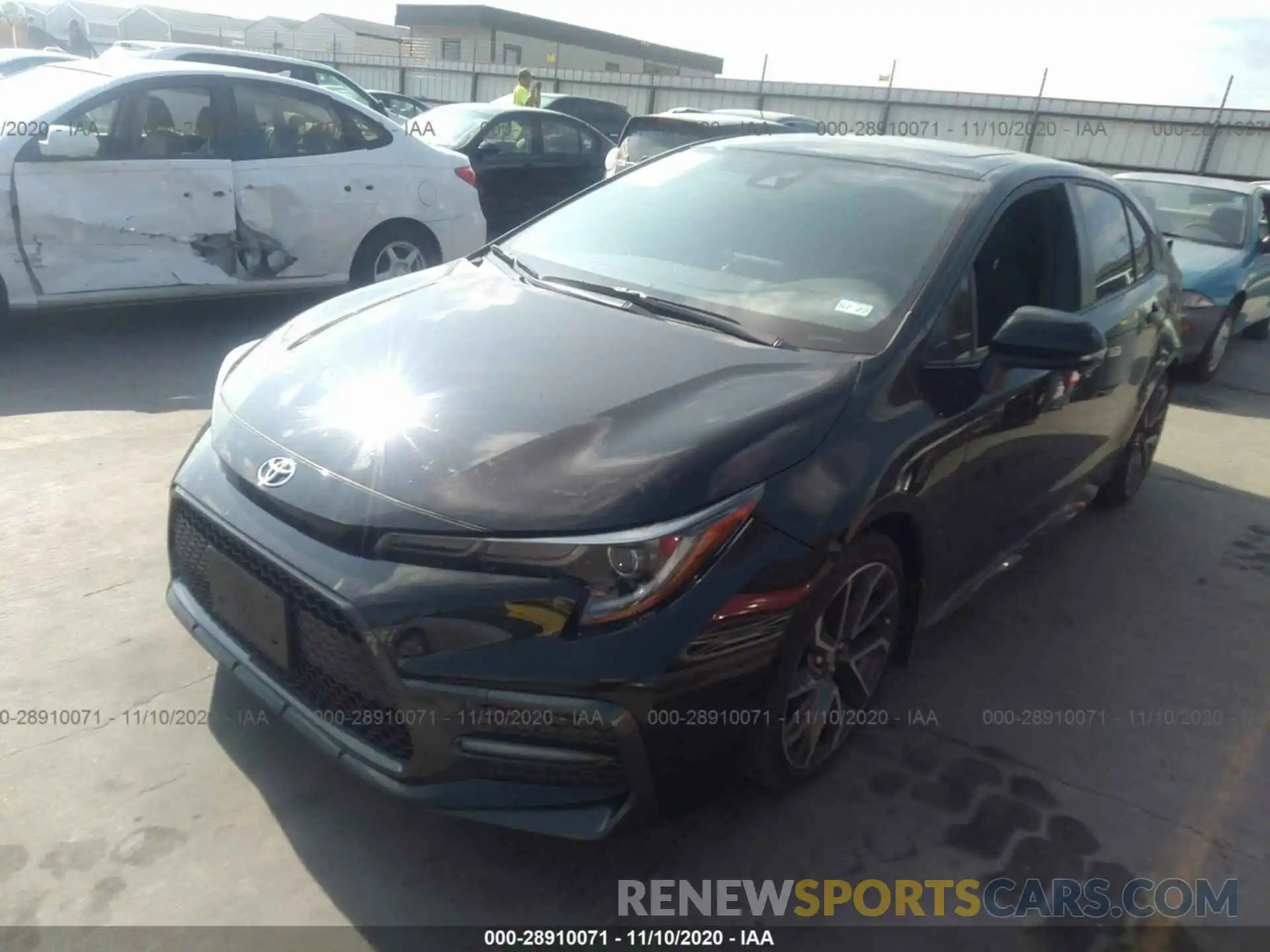 2 Photograph of a damaged car JTDP4MCE6MJ054369 TOYOTA COROLLA 2021