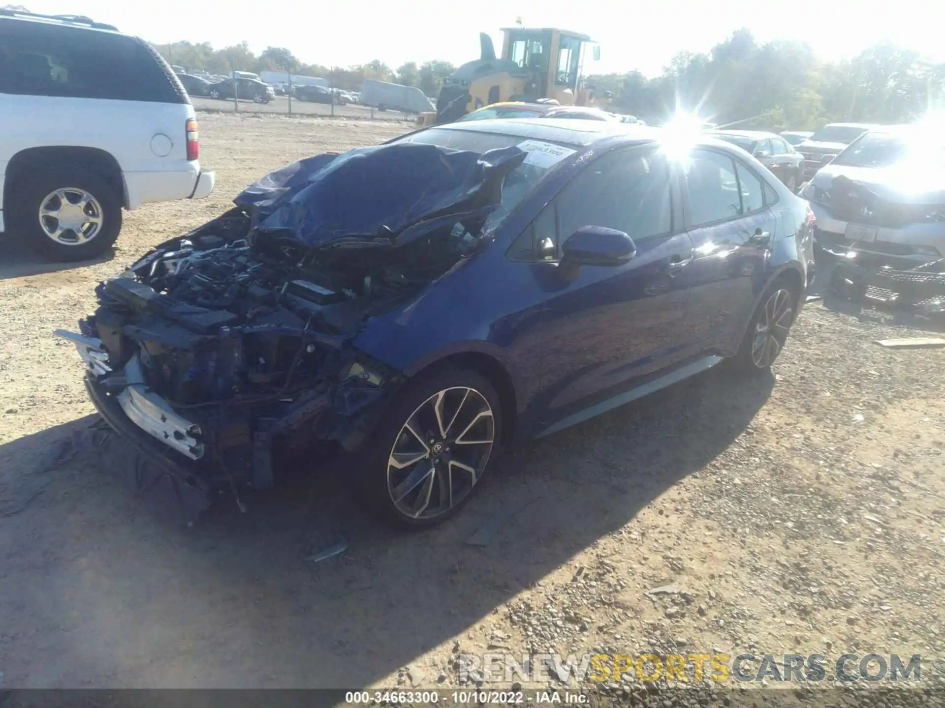 2 Photograph of a damaged car JTDP4MCE6MJ055053 TOYOTA COROLLA 2021