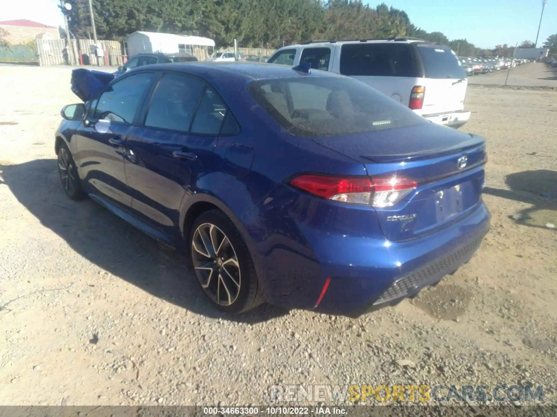 3 Photograph of a damaged car JTDP4MCE6MJ055053 TOYOTA COROLLA 2021