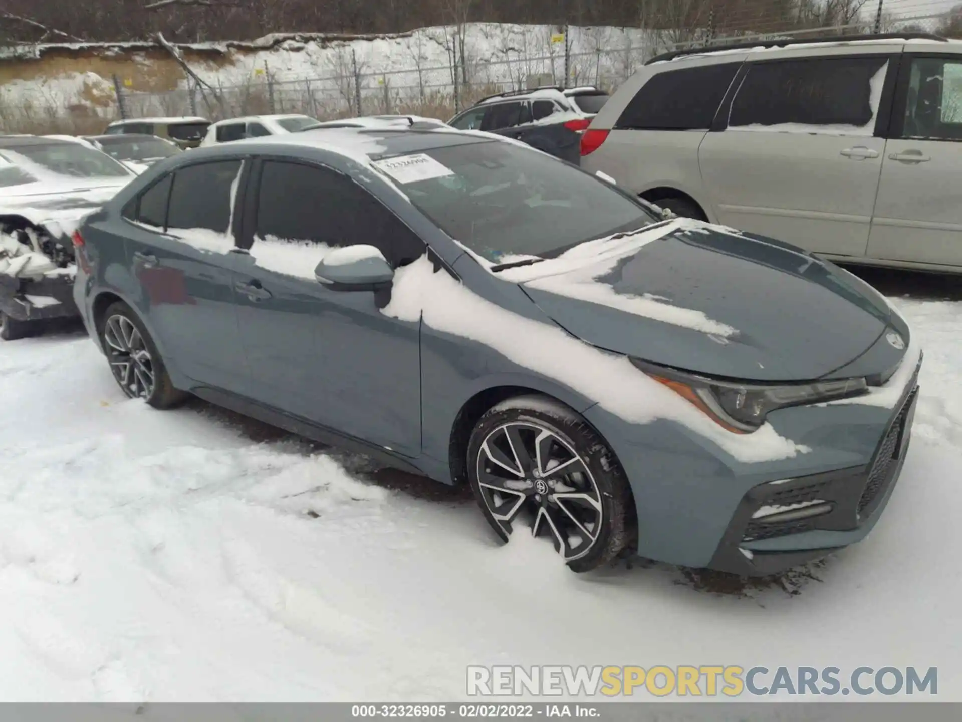 1 Photograph of a damaged car JTDP4MCE6MJ057871 TOYOTA COROLLA 2021