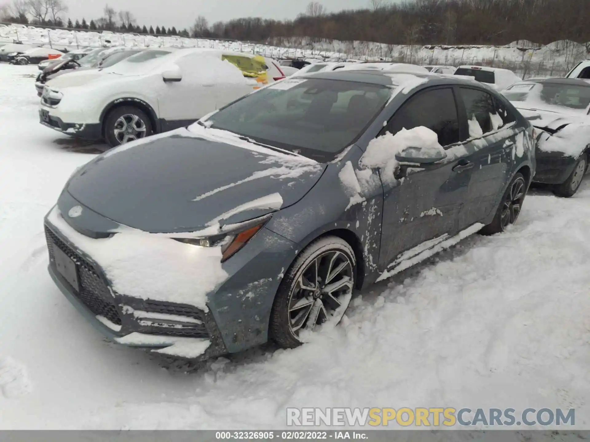 2 Photograph of a damaged car JTDP4MCE6MJ057871 TOYOTA COROLLA 2021