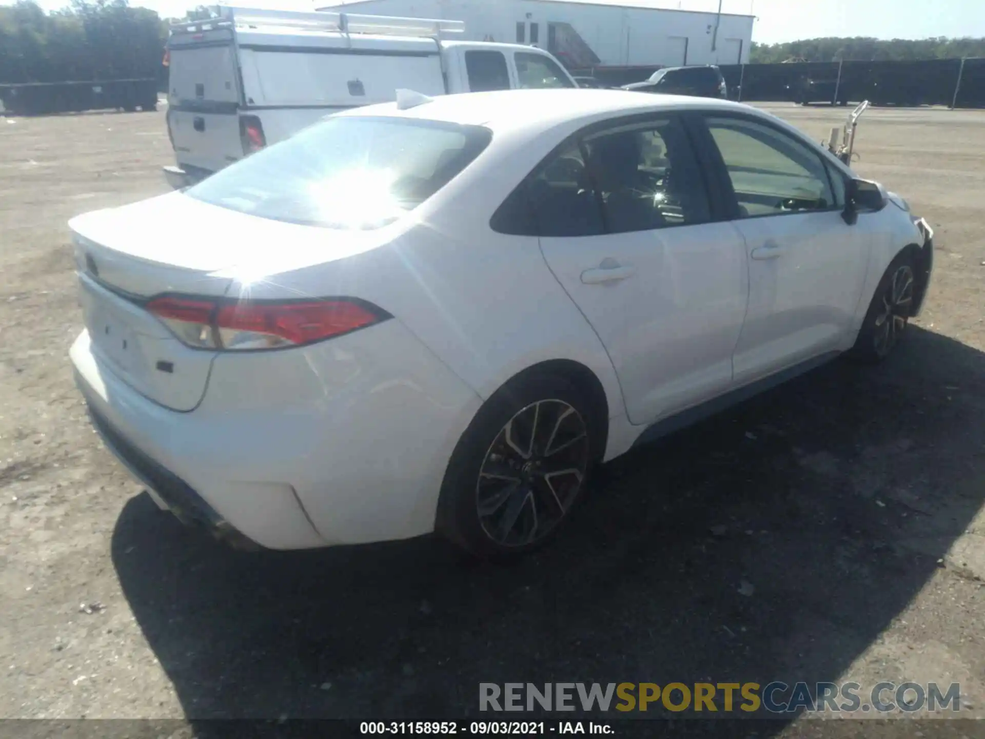 4 Photograph of a damaged car JTDP4MCE6MJ059295 TOYOTA COROLLA 2021