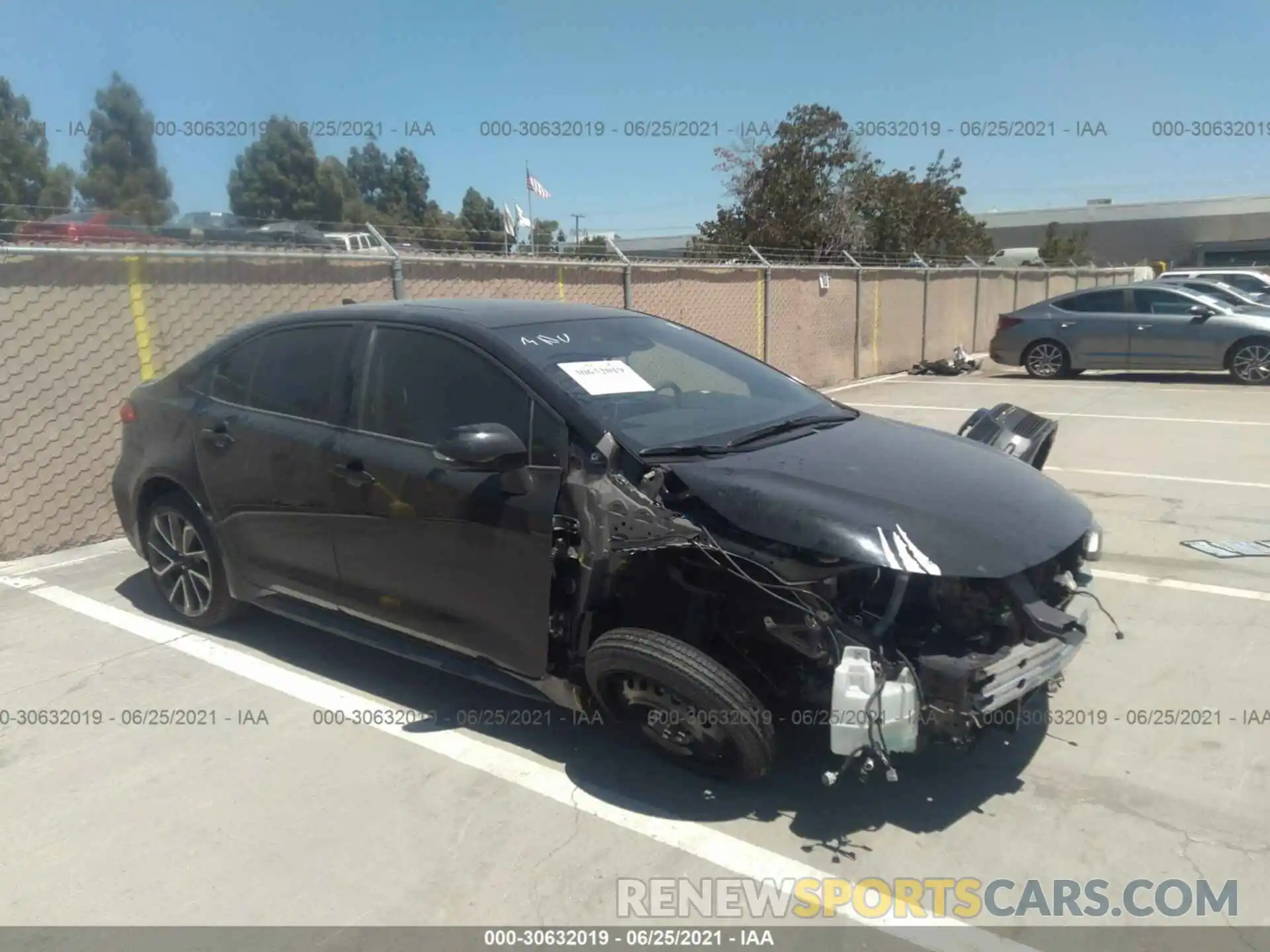 1 Photograph of a damaged car JTDP4MCE6MJ062956 TOYOTA COROLLA 2021