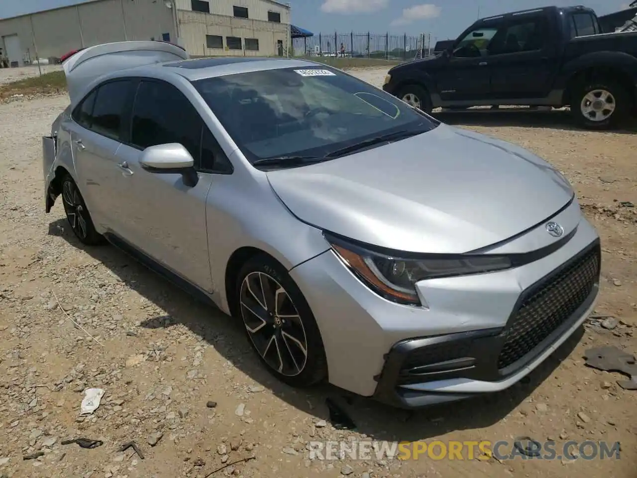 1 Photograph of a damaged car JTDP4MCE6MJ068062 TOYOTA COROLLA 2021