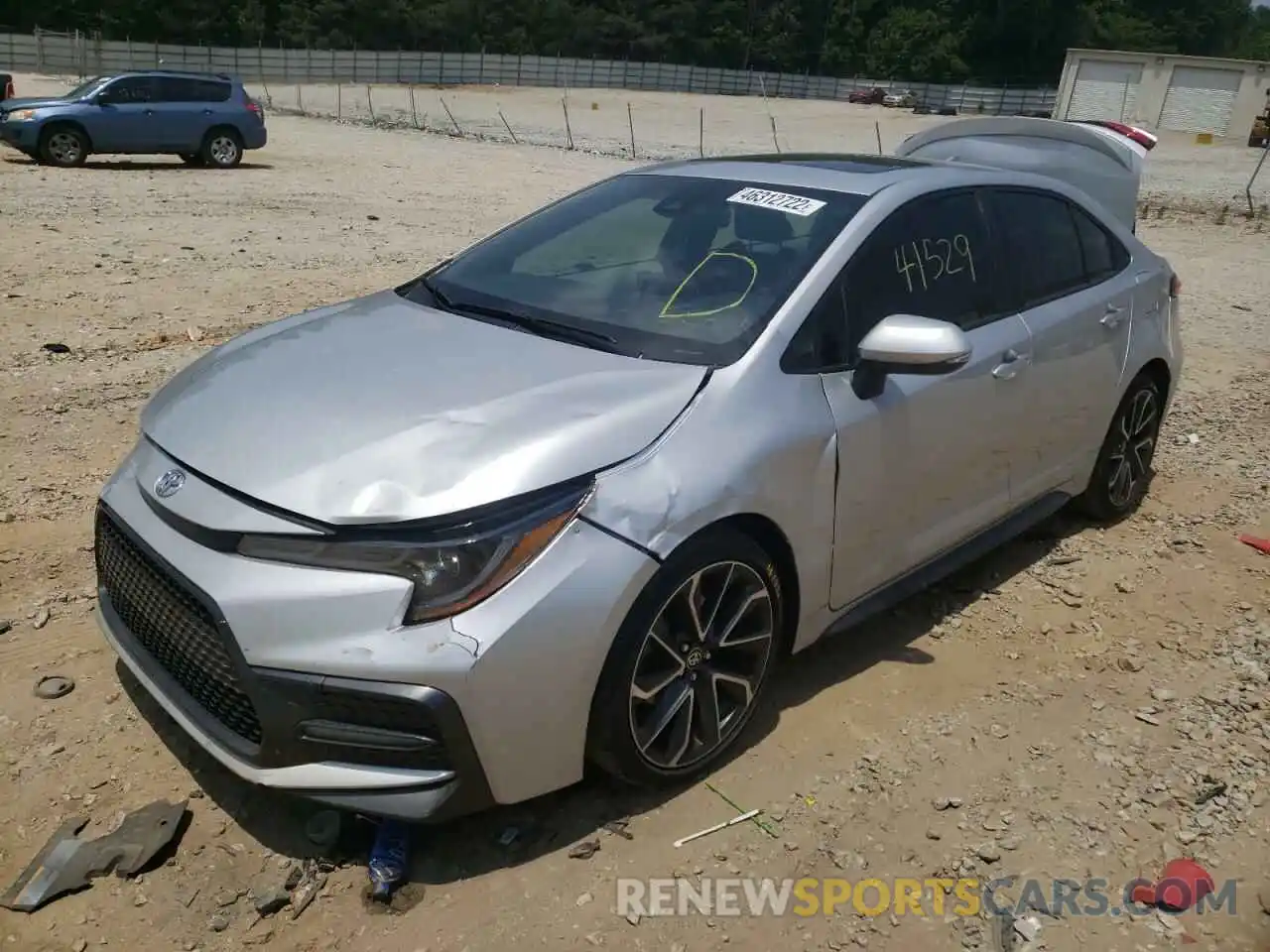 2 Photograph of a damaged car JTDP4MCE6MJ068062 TOYOTA COROLLA 2021