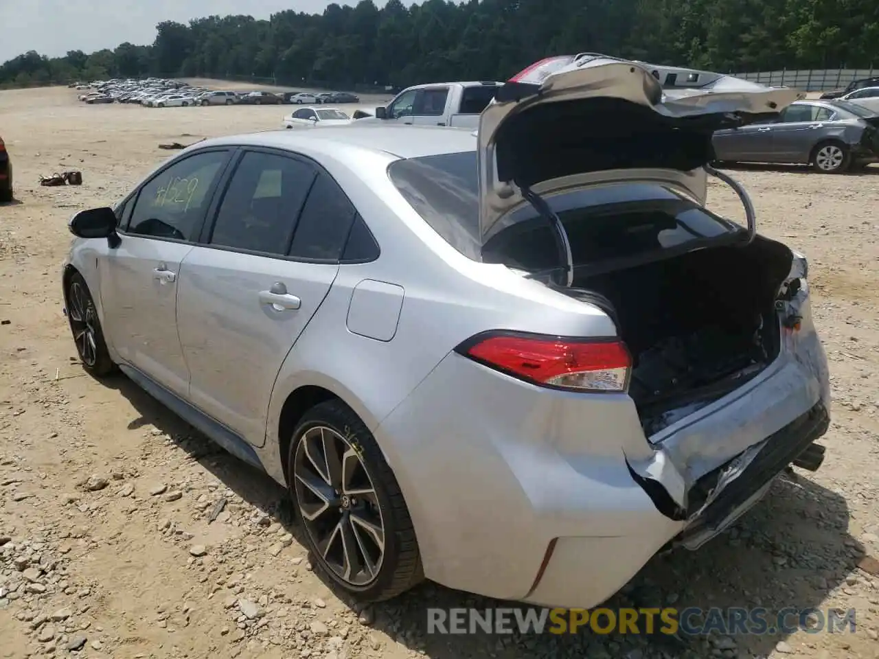 3 Photograph of a damaged car JTDP4MCE6MJ068062 TOYOTA COROLLA 2021