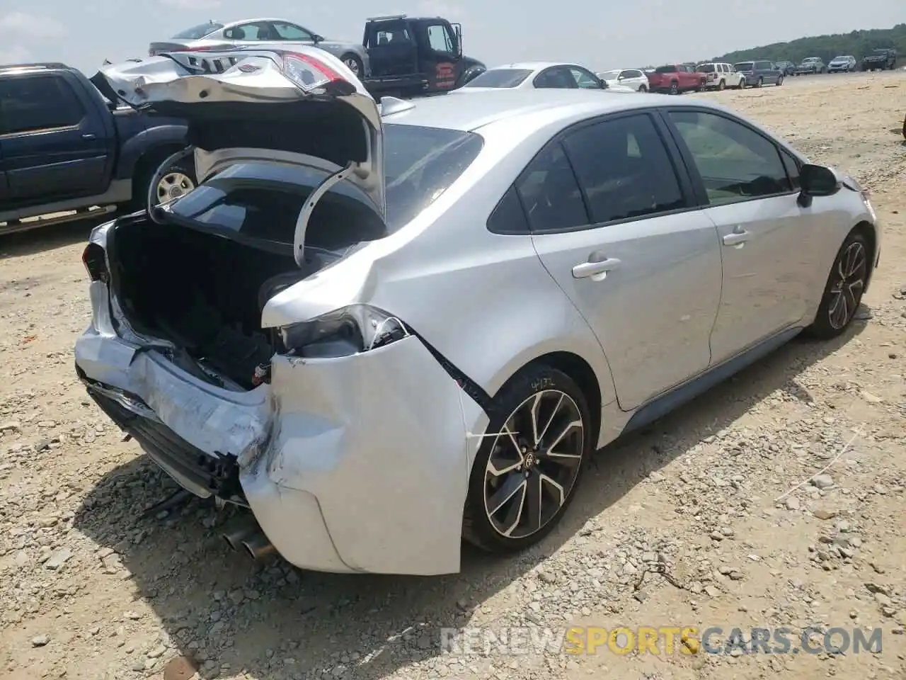 4 Photograph of a damaged car JTDP4MCE6MJ068062 TOYOTA COROLLA 2021