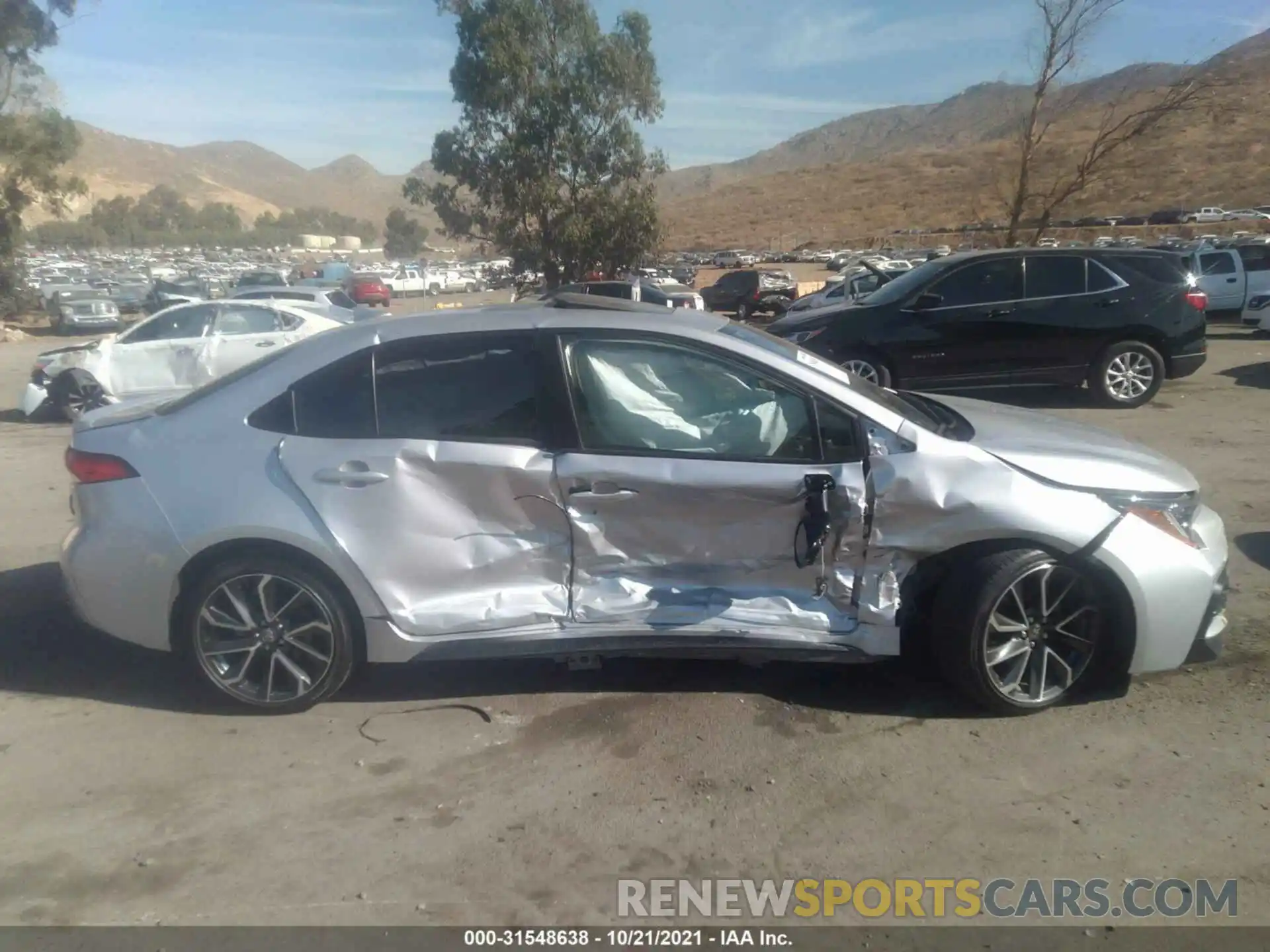 6 Photograph of a damaged car JTDP4MCE6MJ069115 TOYOTA COROLLA 2021