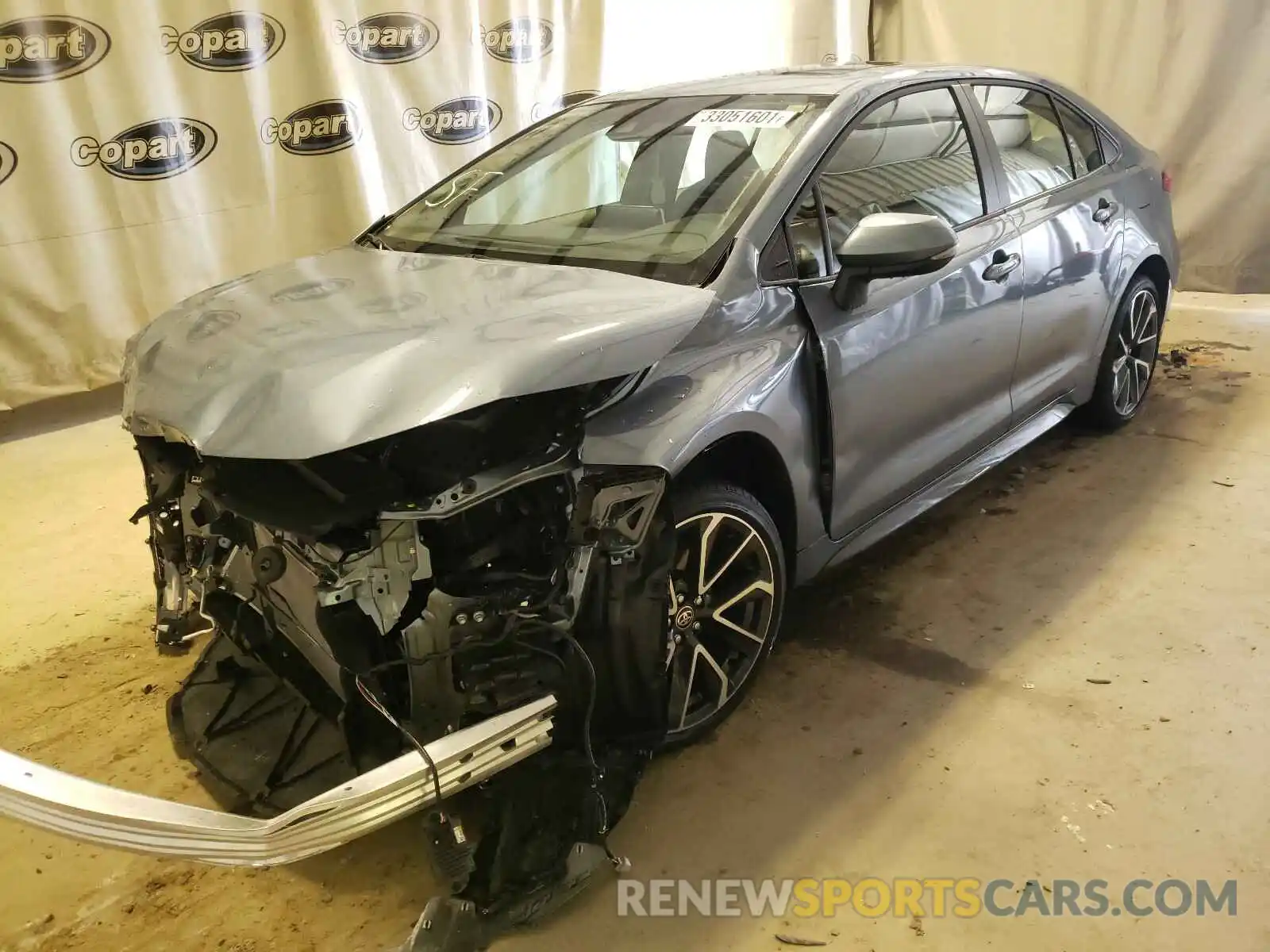 2 Photograph of a damaged car JTDP4MCE6MJ070457 TOYOTA COROLLA 2021