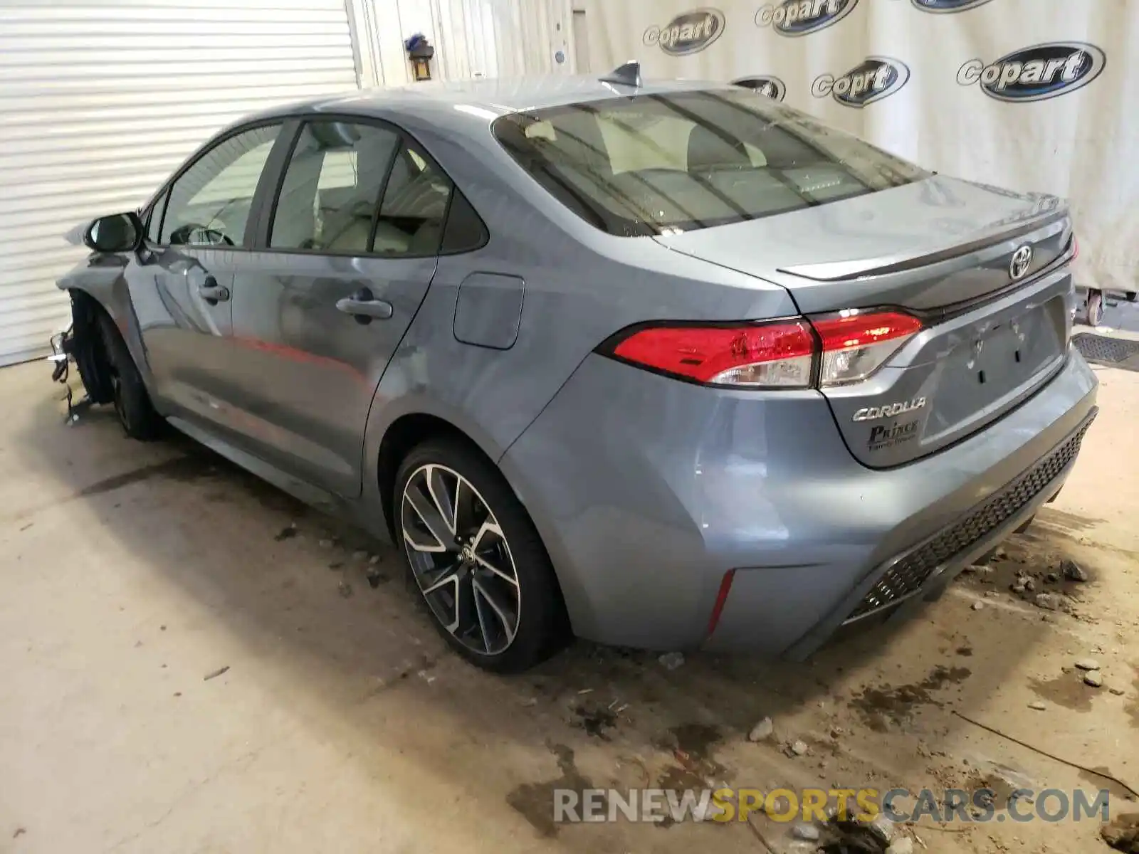 3 Photograph of a damaged car JTDP4MCE6MJ070457 TOYOTA COROLLA 2021