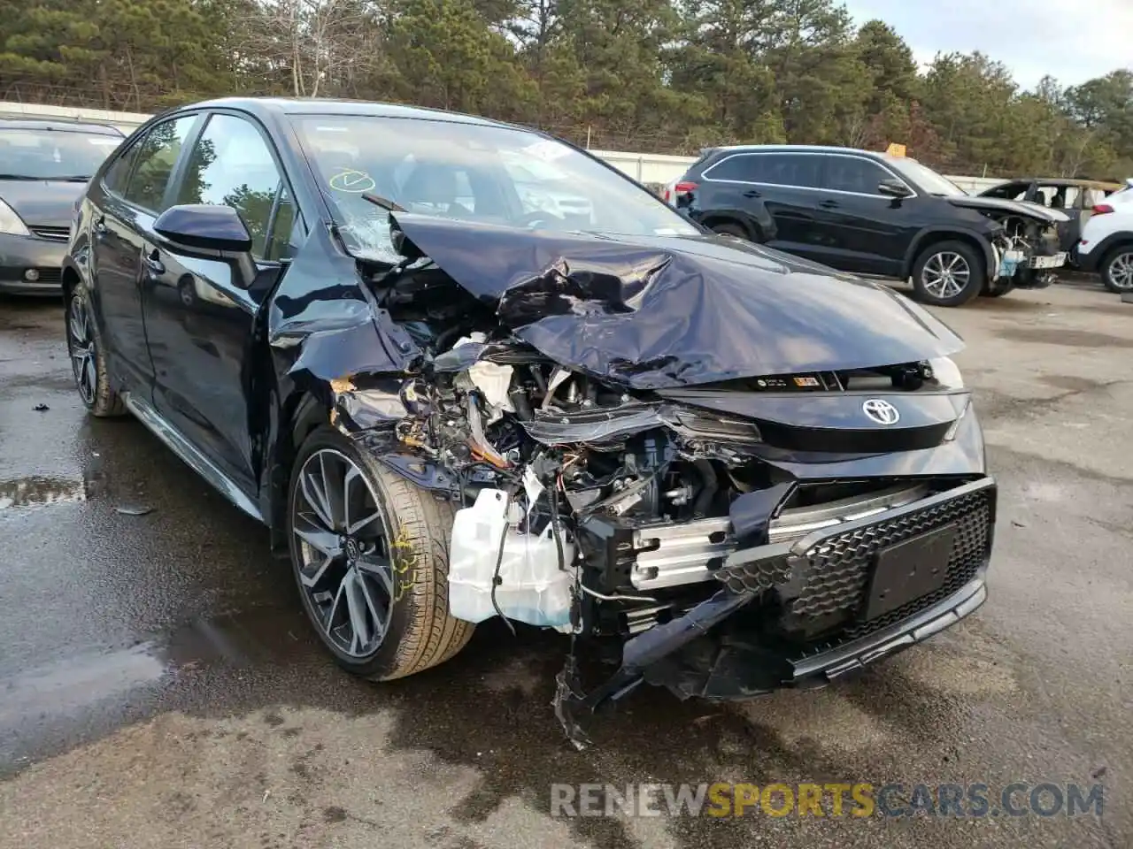 1 Photograph of a damaged car JTDP4MCE7MJ061072 TOYOTA COROLLA 2021